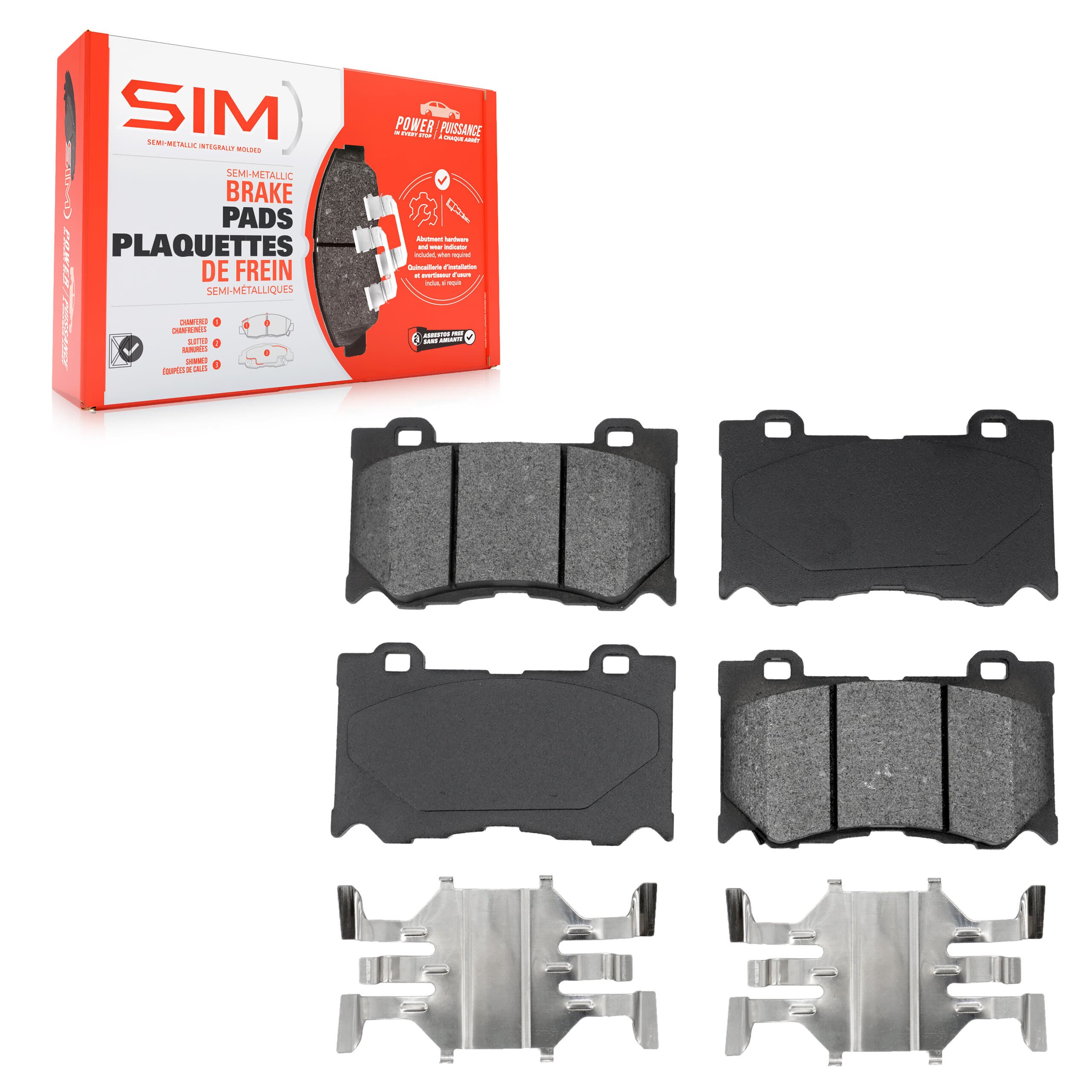 SIM - SIM-1346 - Front Disc Brake Pad image 1