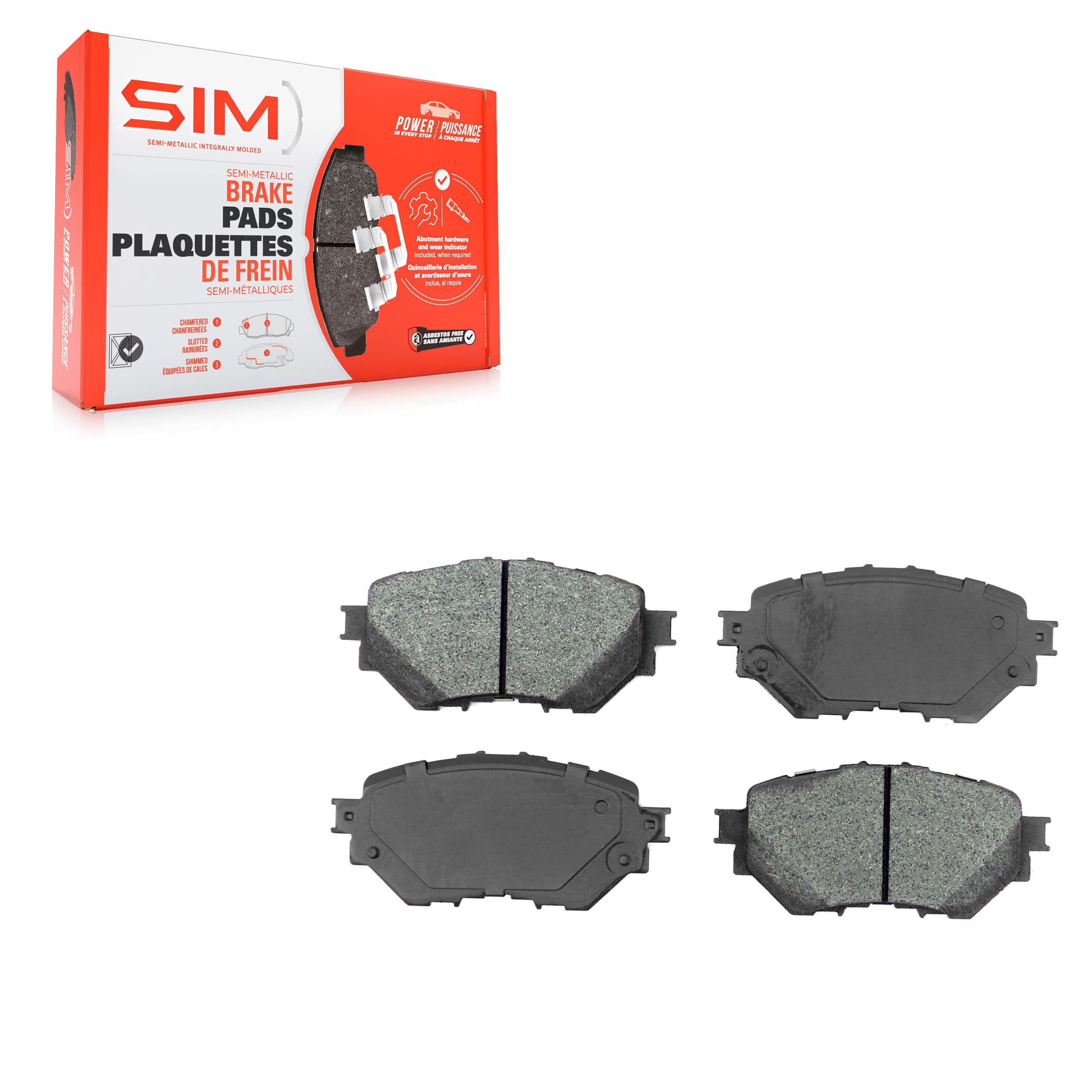SIM - SIM-1759 - Front Disc Brake Pad image 1