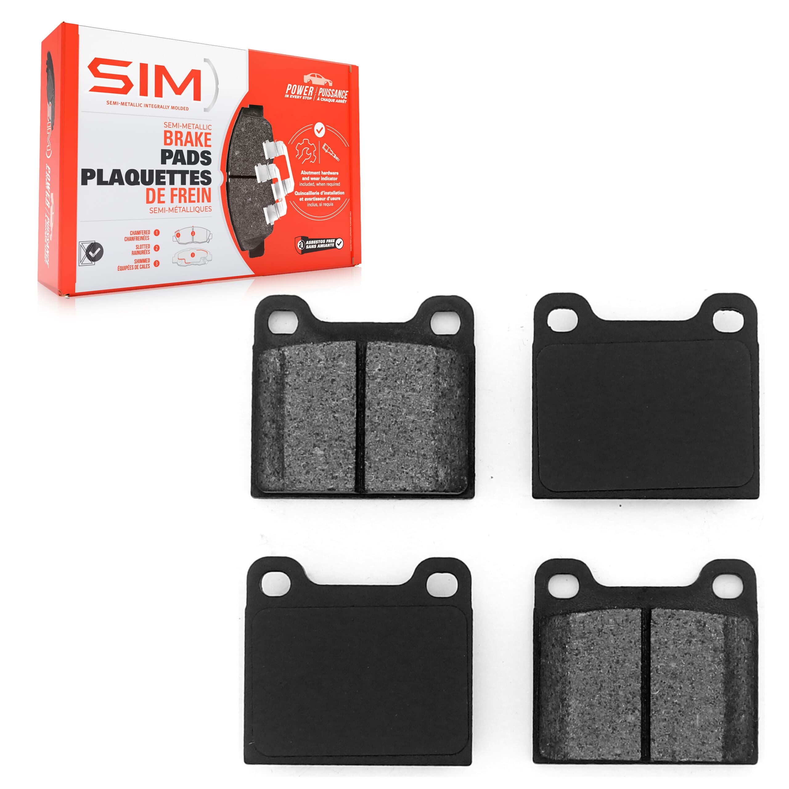 SIM - SIM-31 - Rear Disc Brake Pad image 1