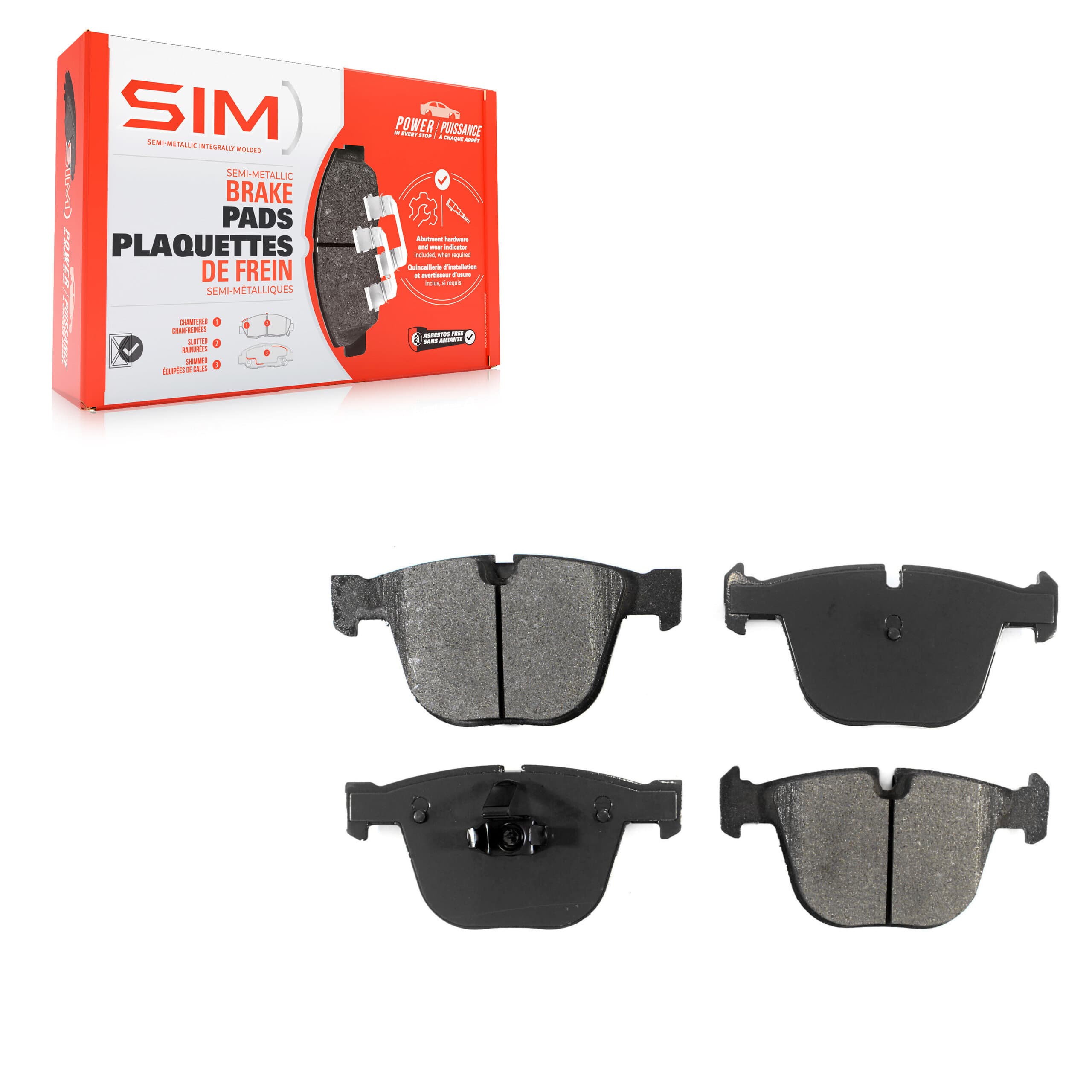 SIM - SIM-919 - Rear Disc Brake Pad image 1