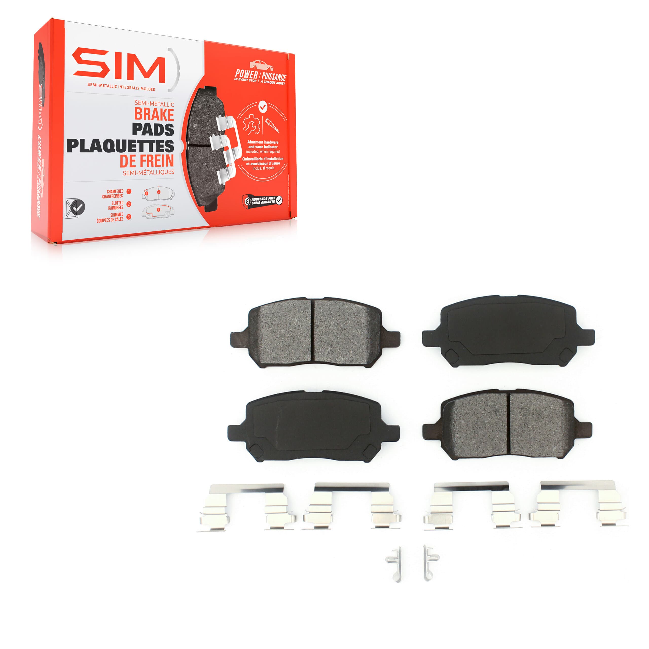 SIM - SIM-956 - Front Disc Brake Pad image 1