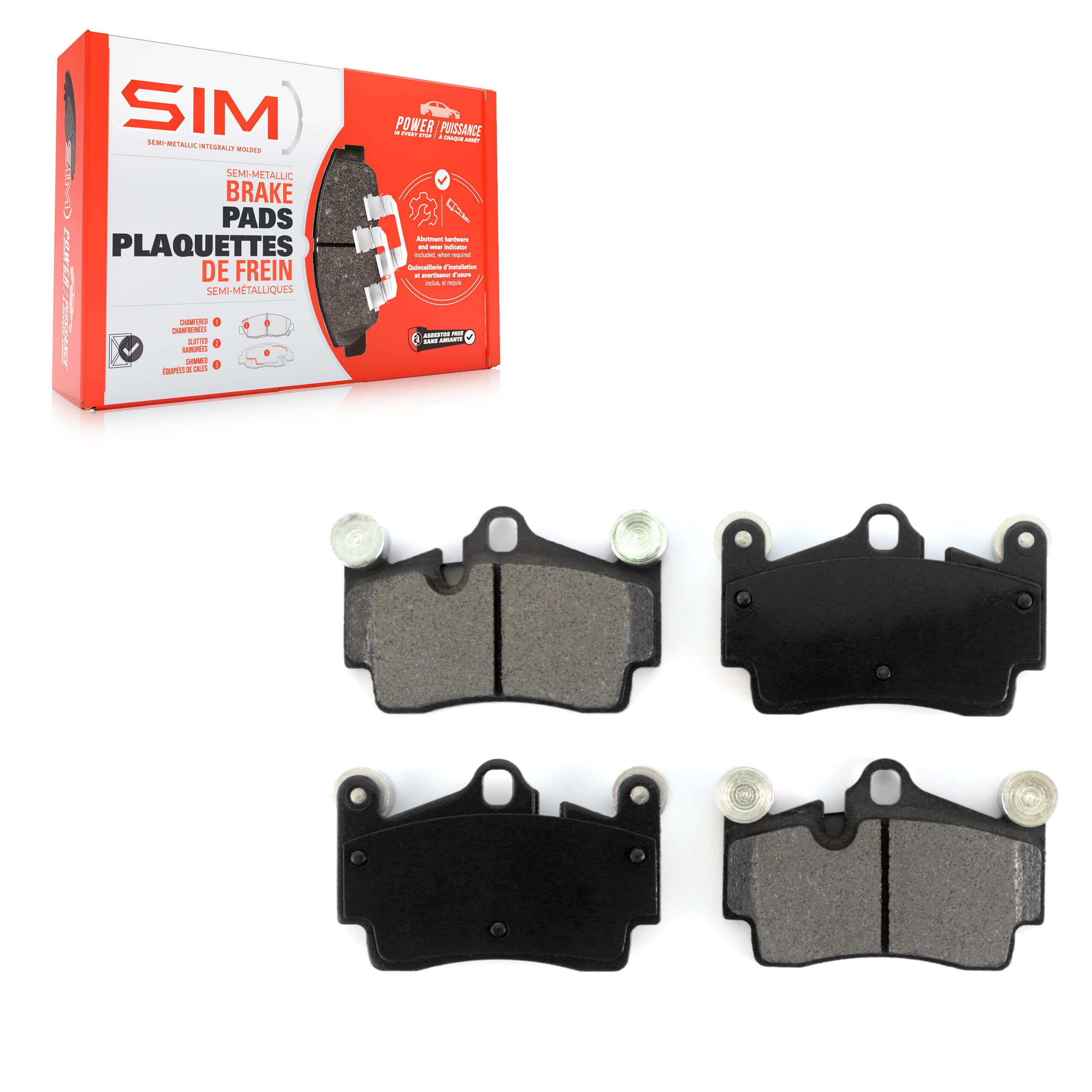 SIM - SIM-978 - Rear Disc Brake Pad image 1