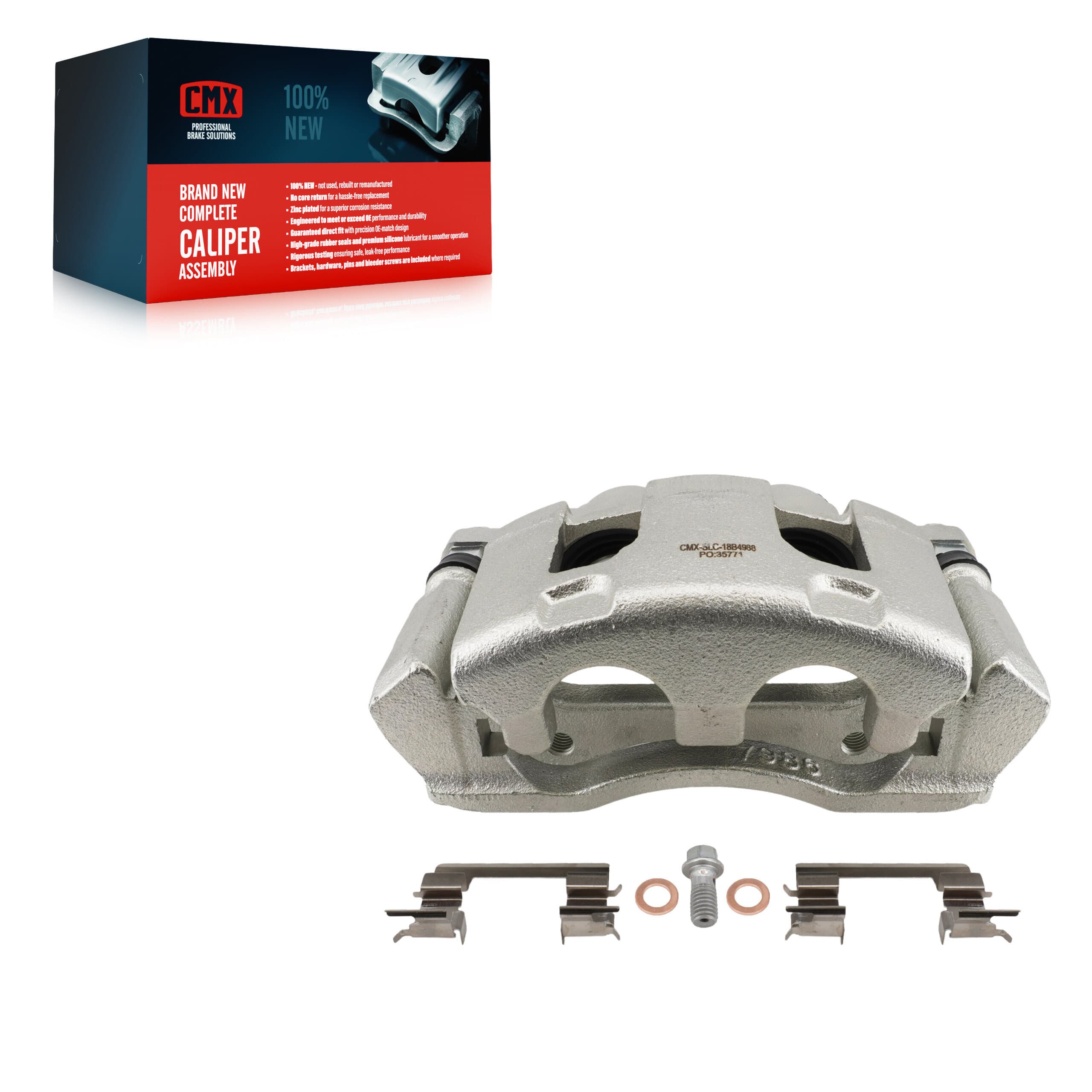 CMX - SLC-18B4988 - Front Left Disc Brake Caliper image 1