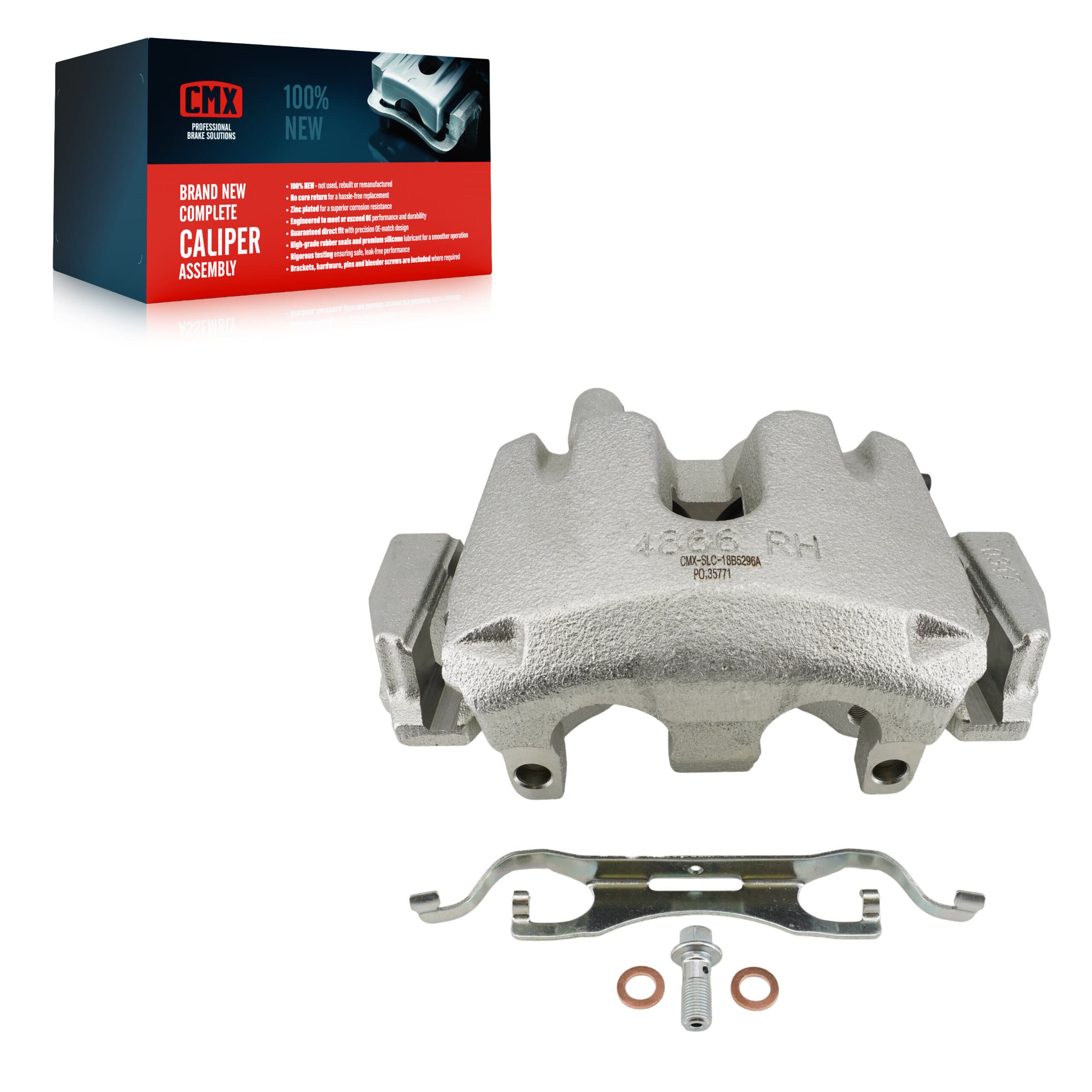 CMX - SLC-18B5296A - Front Right Disc Brake Caliper image 1