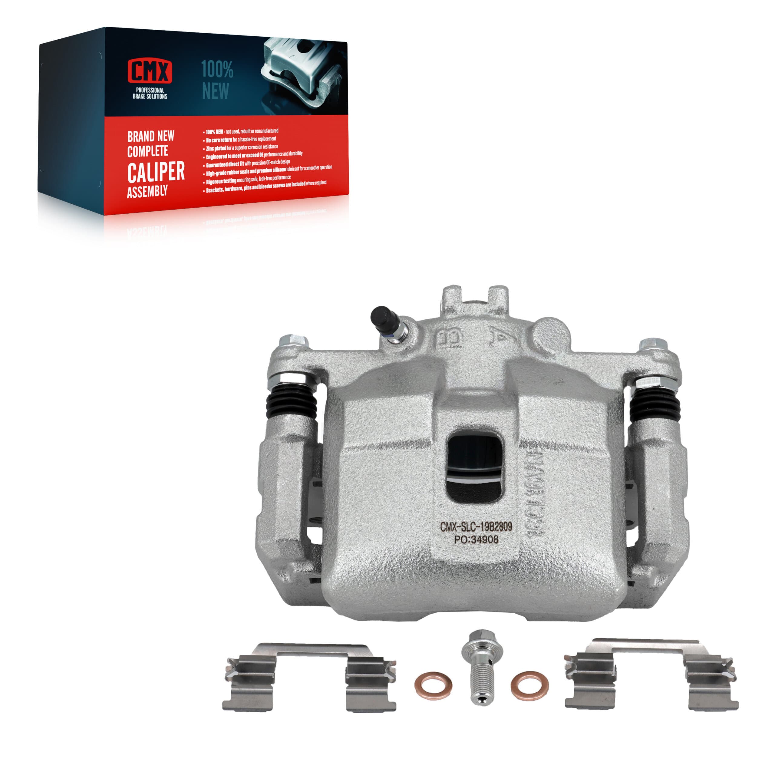 CMX - SLC-19B2809 - Front Left Disc Brake Caliper image 1