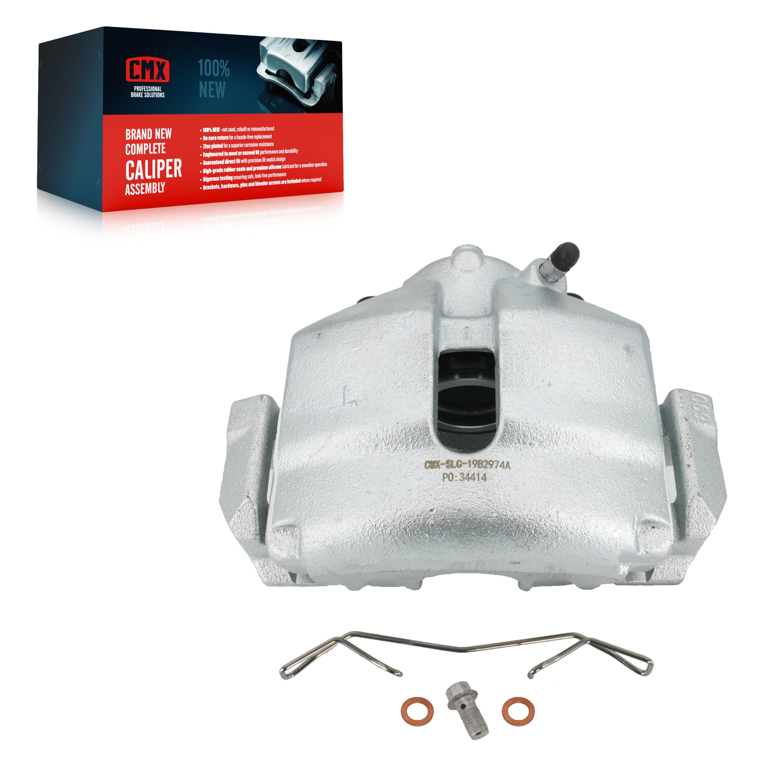 CMX - SLC-19B2974A - Front Left Disc Brake Caliper image 1