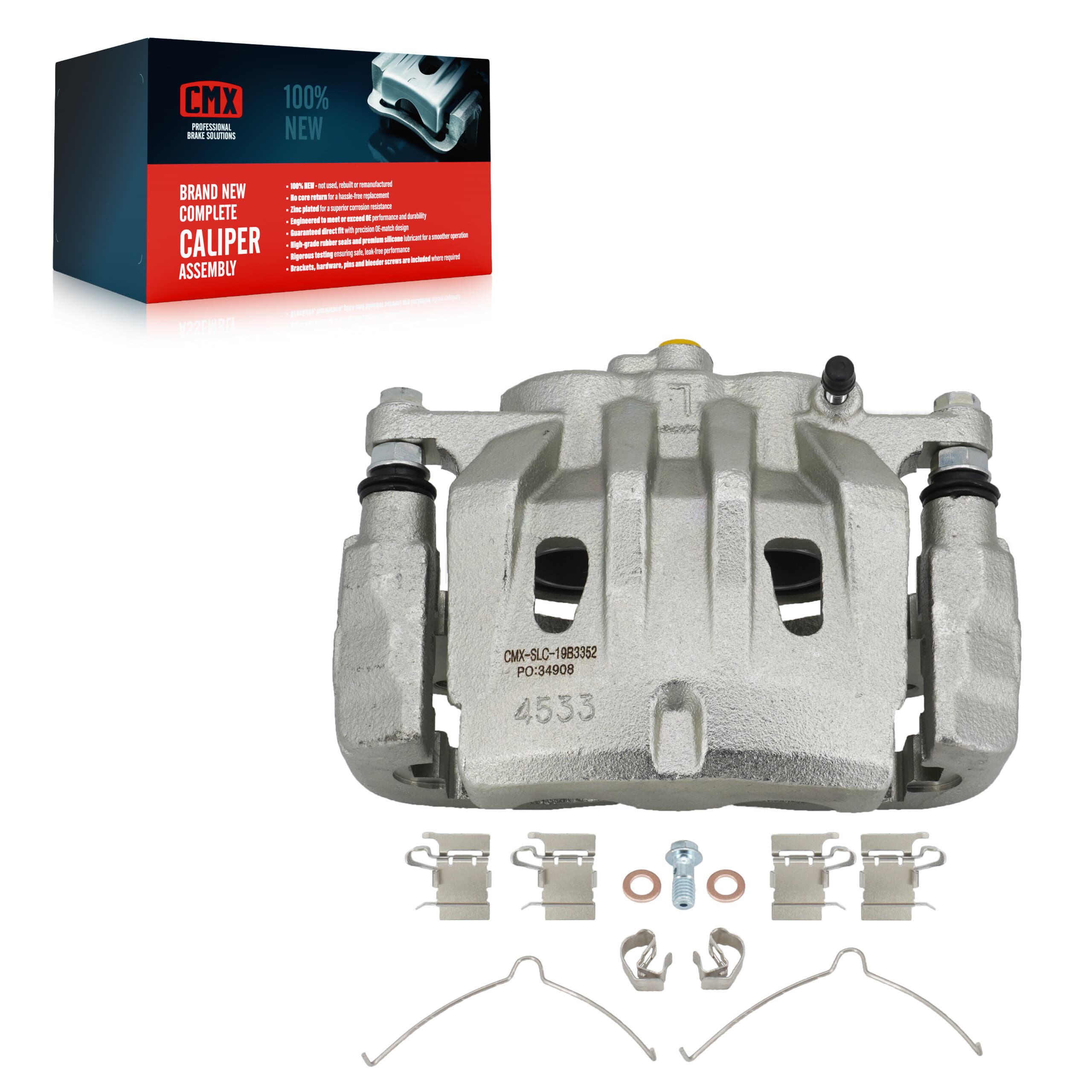 CMX - SLC-19B3352 - Front Left Disc Brake Caliper image 1