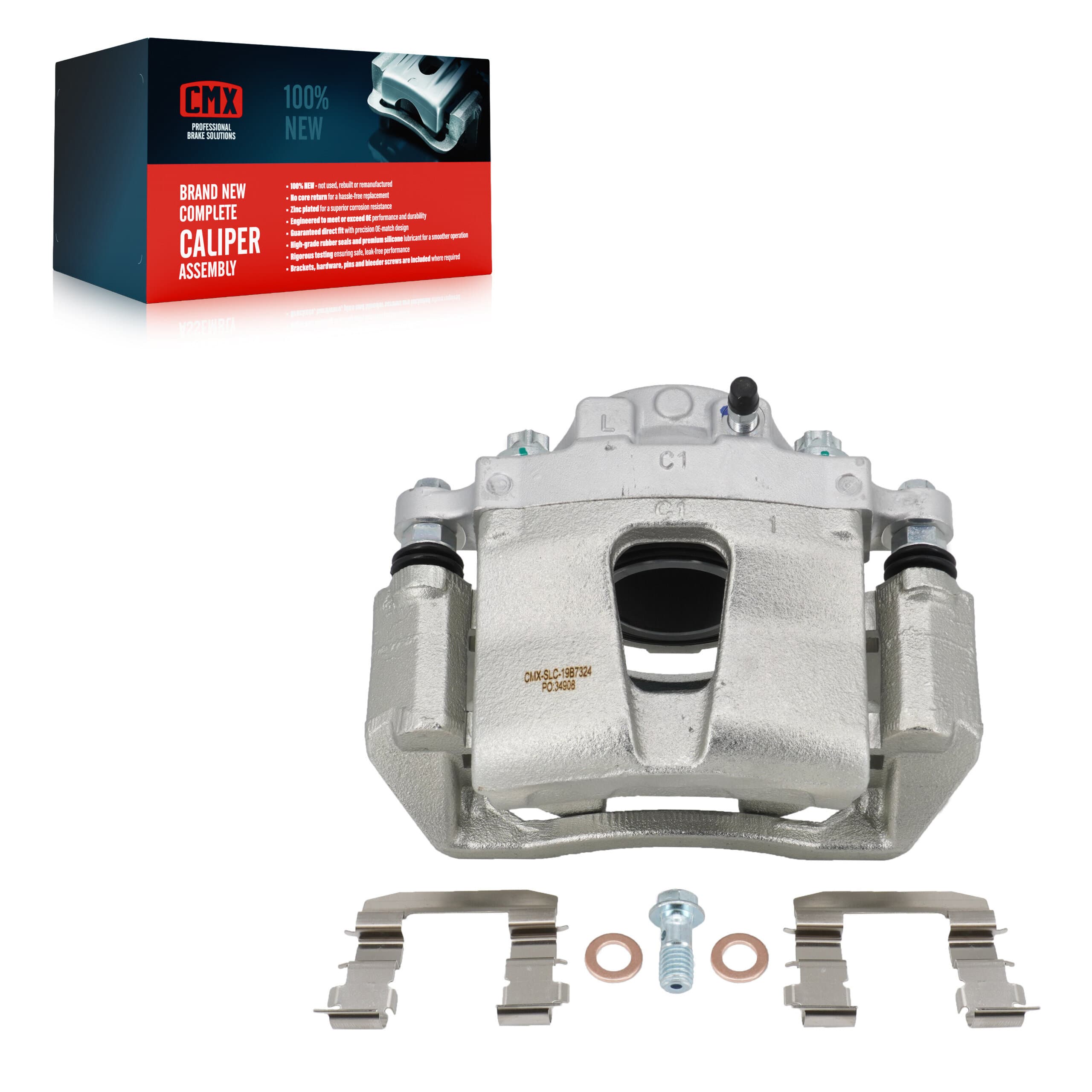 CMX - SLC-19B7324 - Front Left Disc Brake Caliper image 1