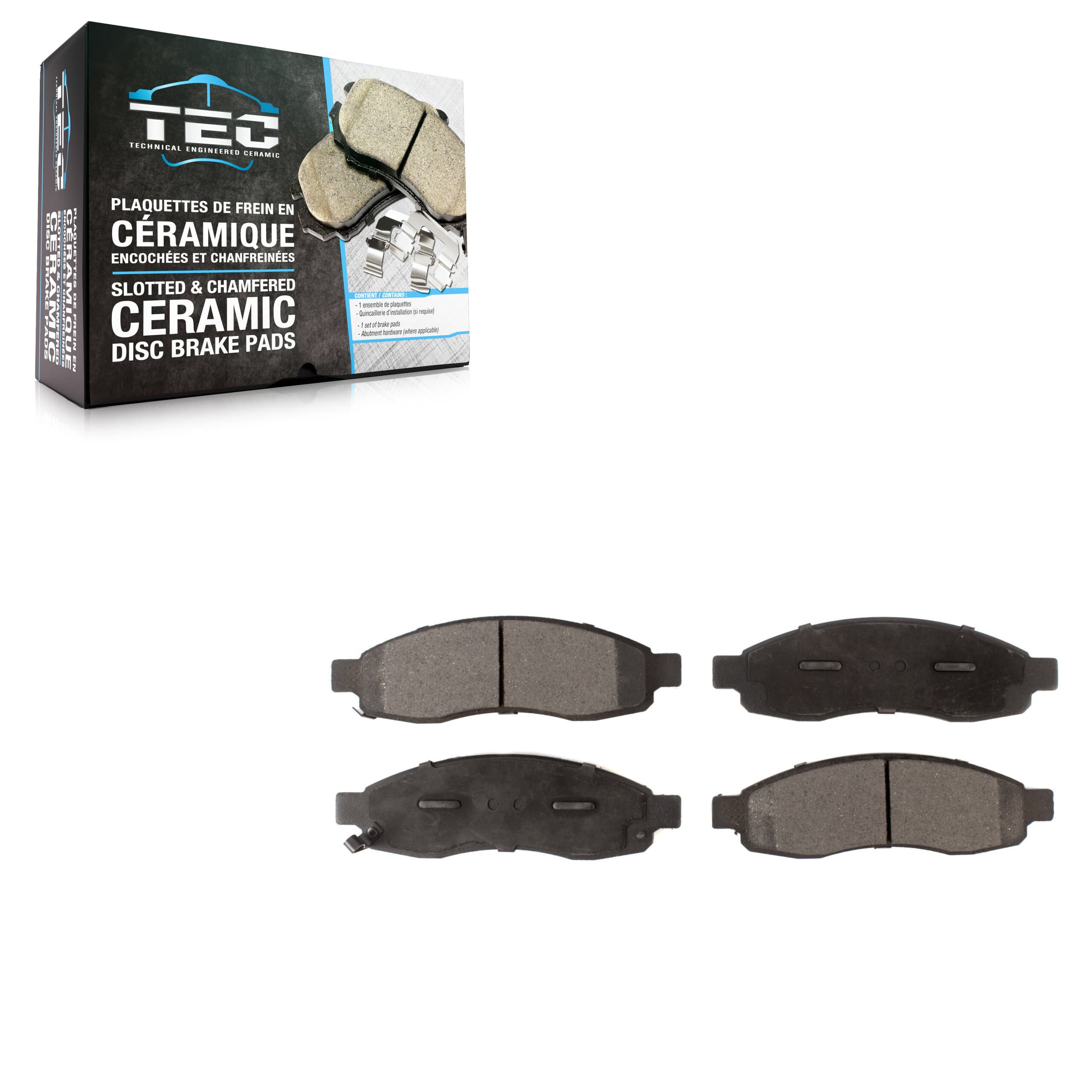 TEC - TEC-1015 - Front Disc Brake Pad image 1