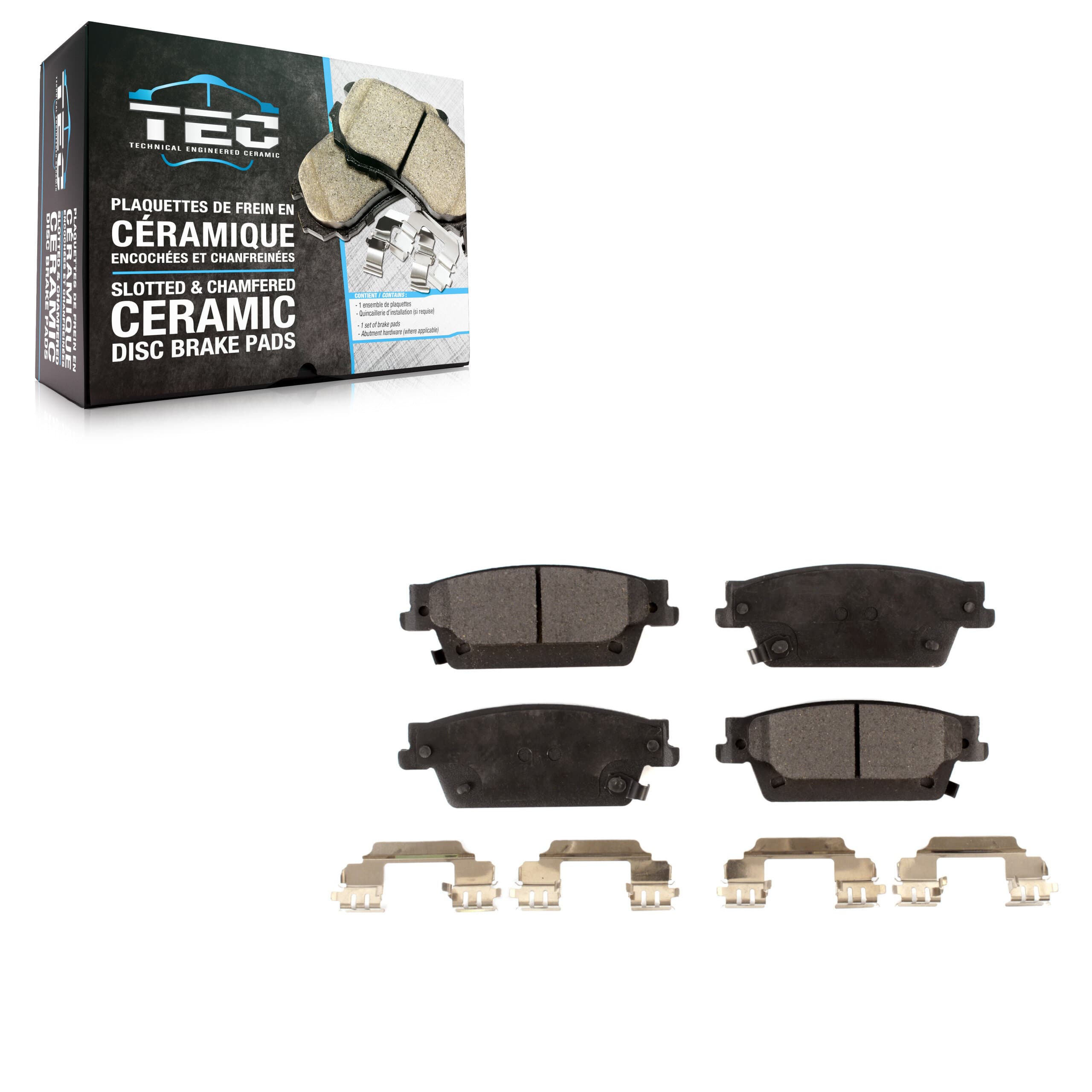TEC - TEC-1020 - Rear Disc Brake Pad image 1