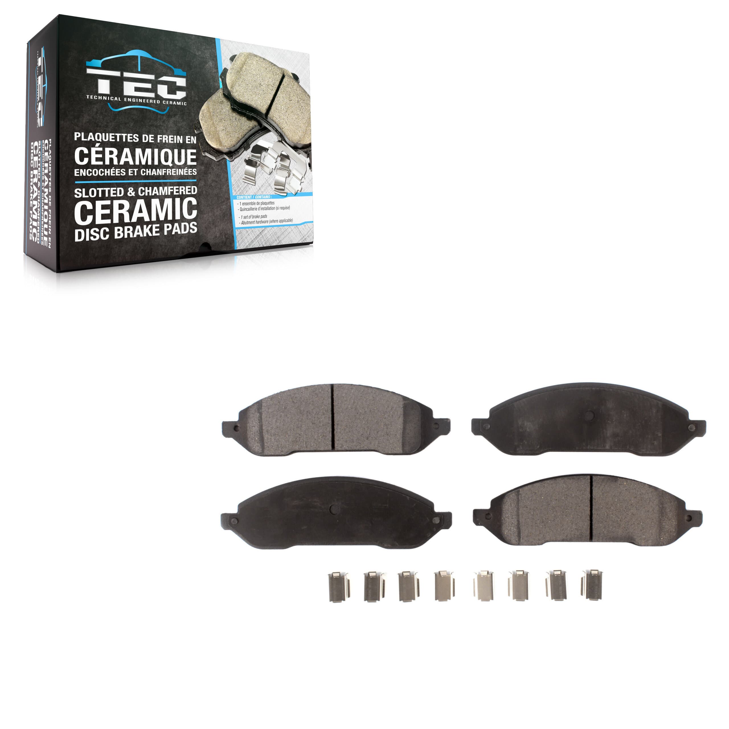 TEC - TEC-1022 - Front Disc Brake Pad image 1