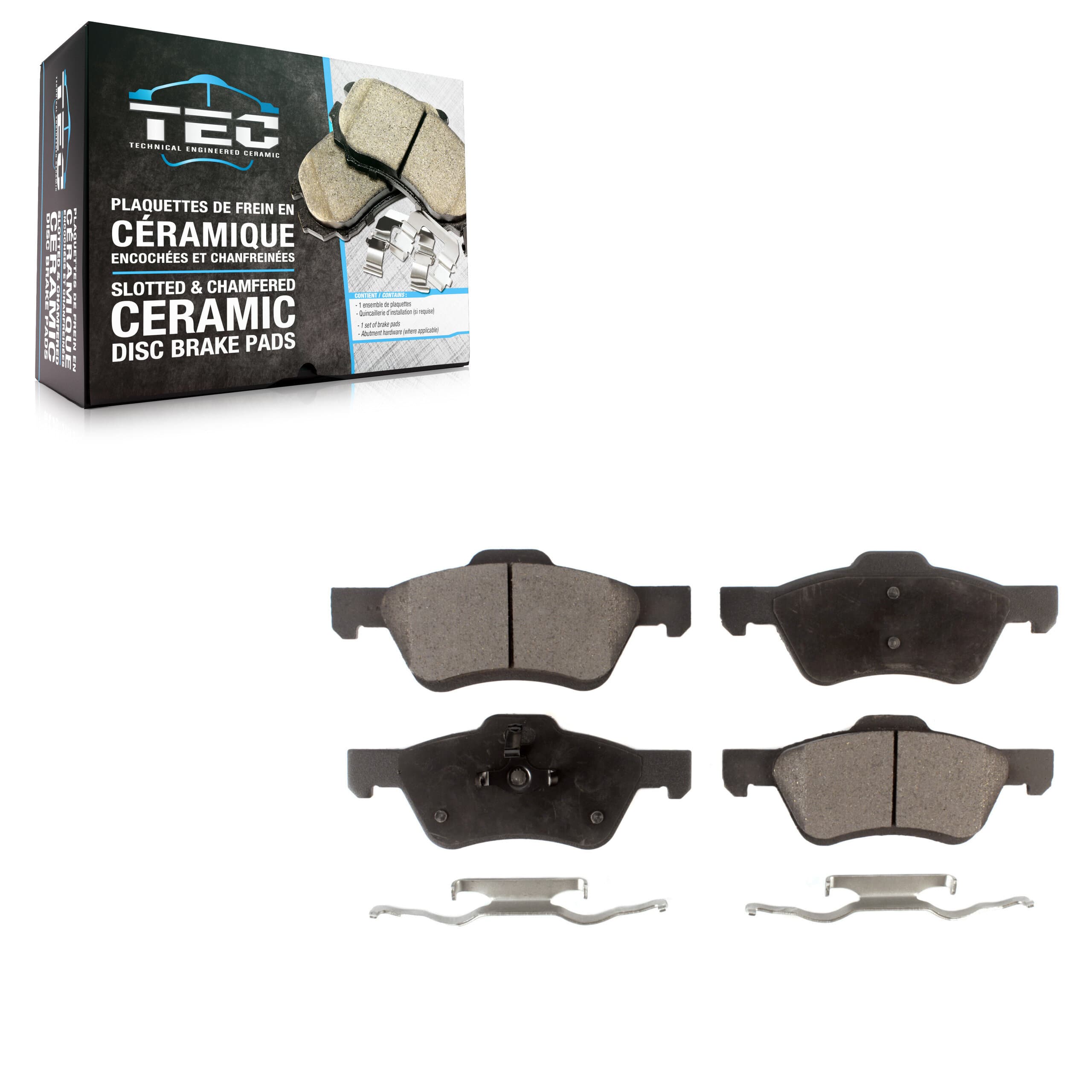 TEC - TEC-1047B - Front Disc Brake Pad image 1