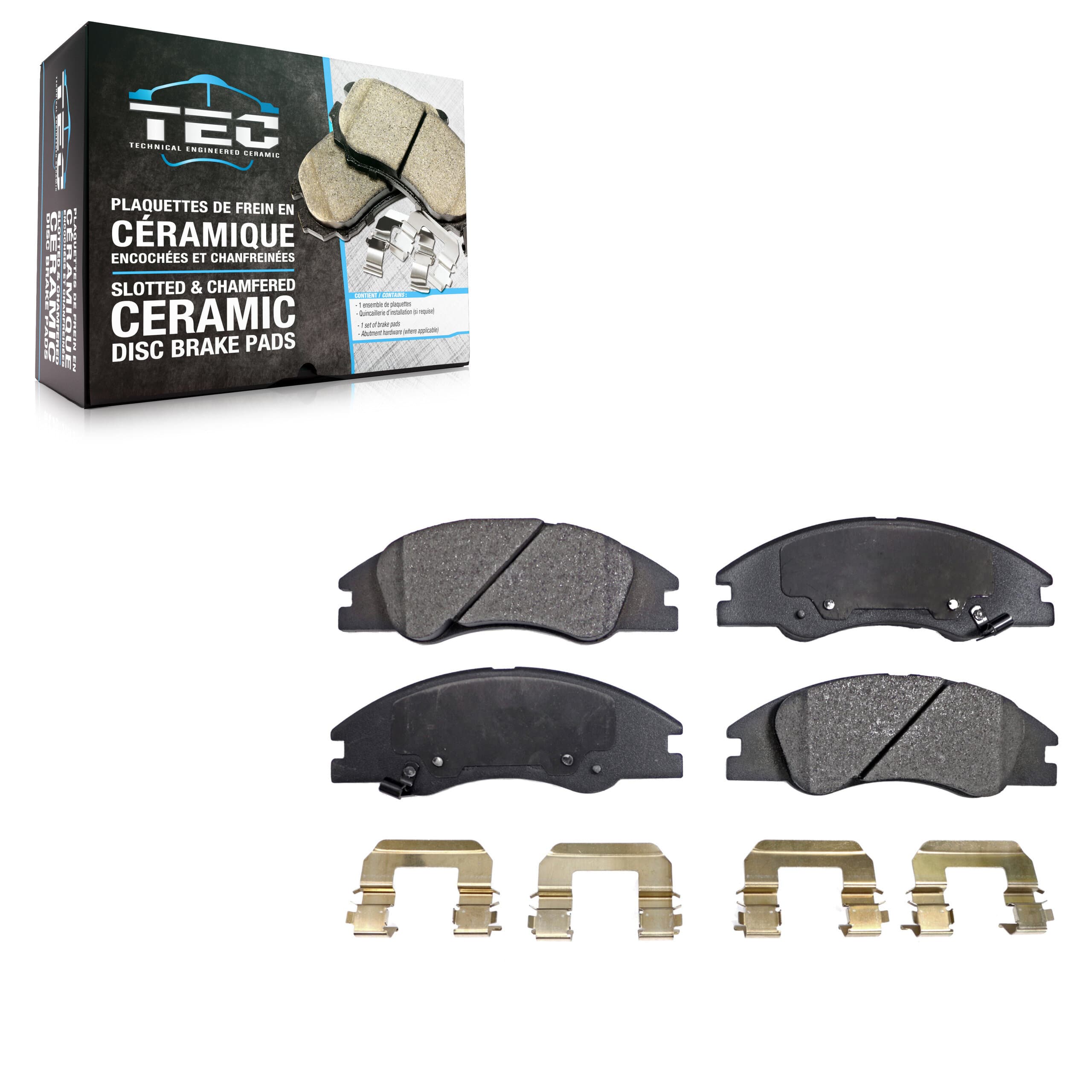 TEC - TEC-1074 - Front Disc Brake Pad image 1