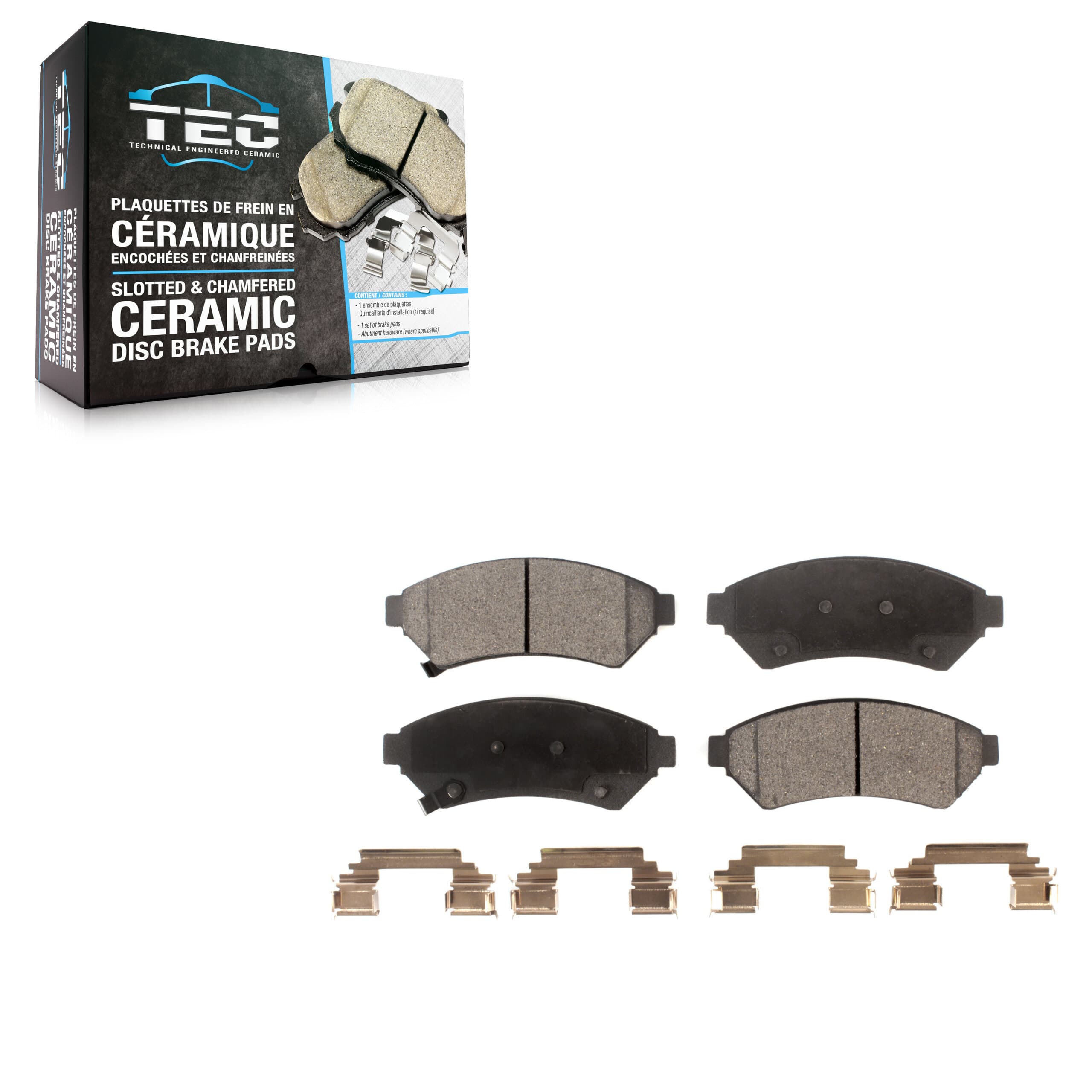TEC - TEC-1075 - Front Disc Brake Pad image 1