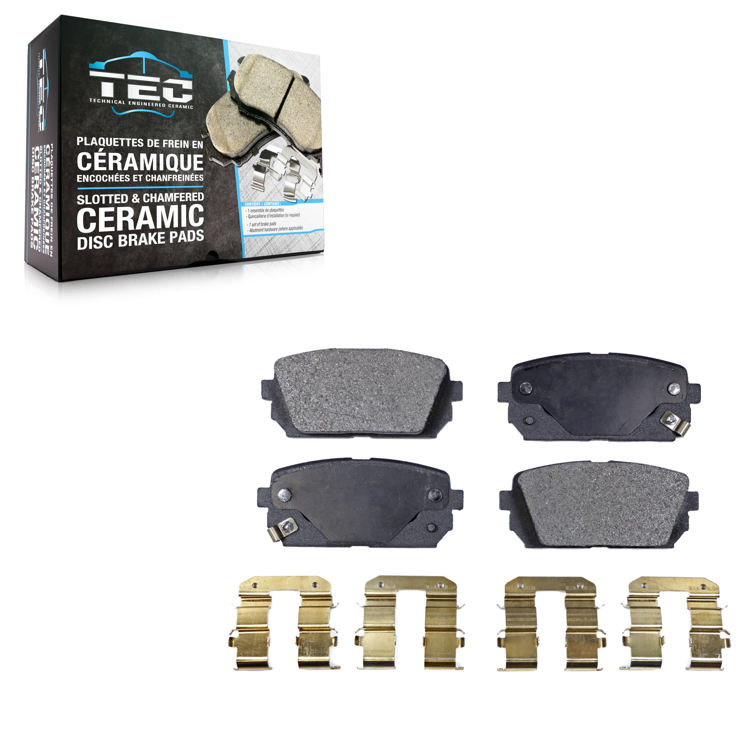 TEC - TEC-1296 - Rear Disc Brake Pad image 1