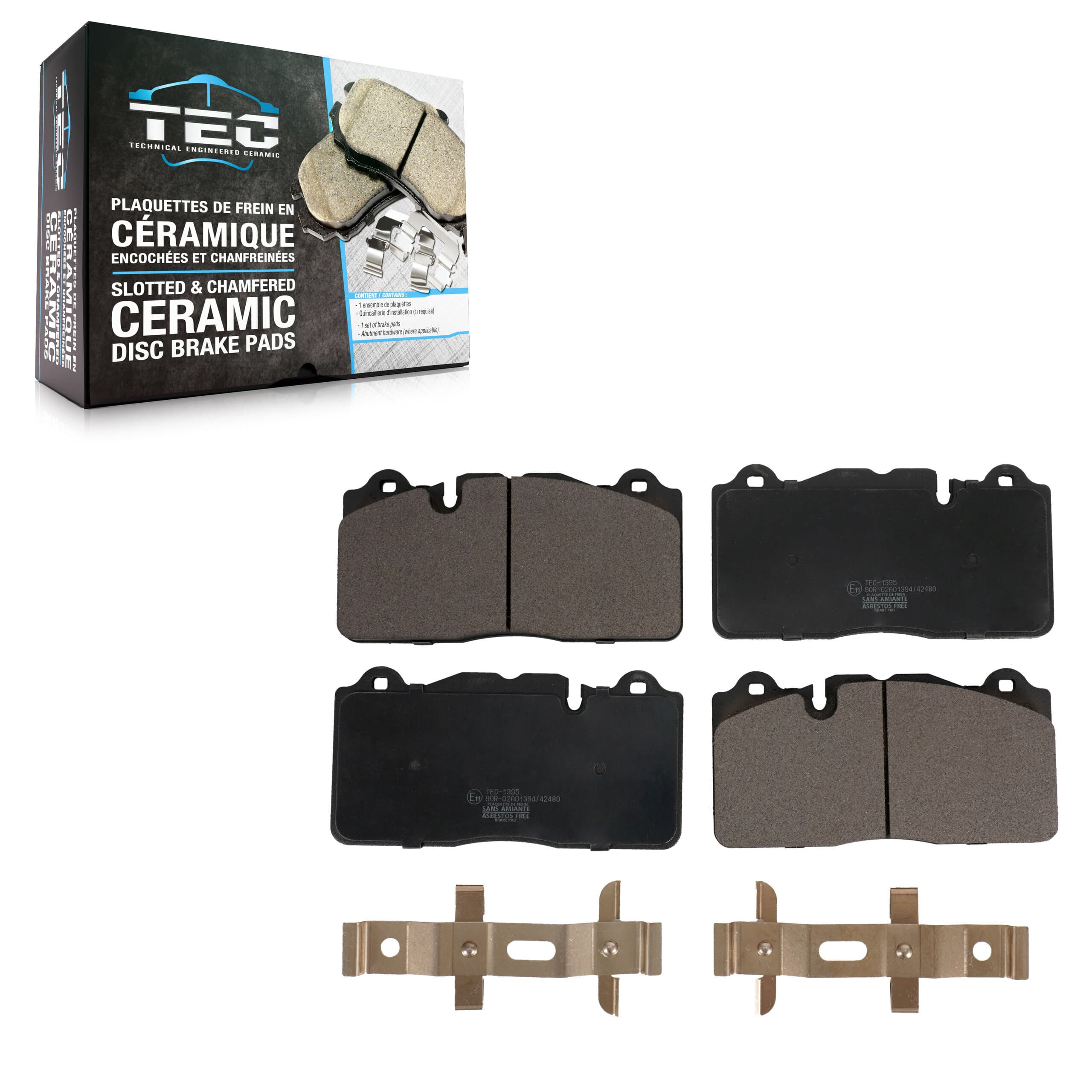 TEC - TEC-1395 - Front Disc Brake Pad image 1