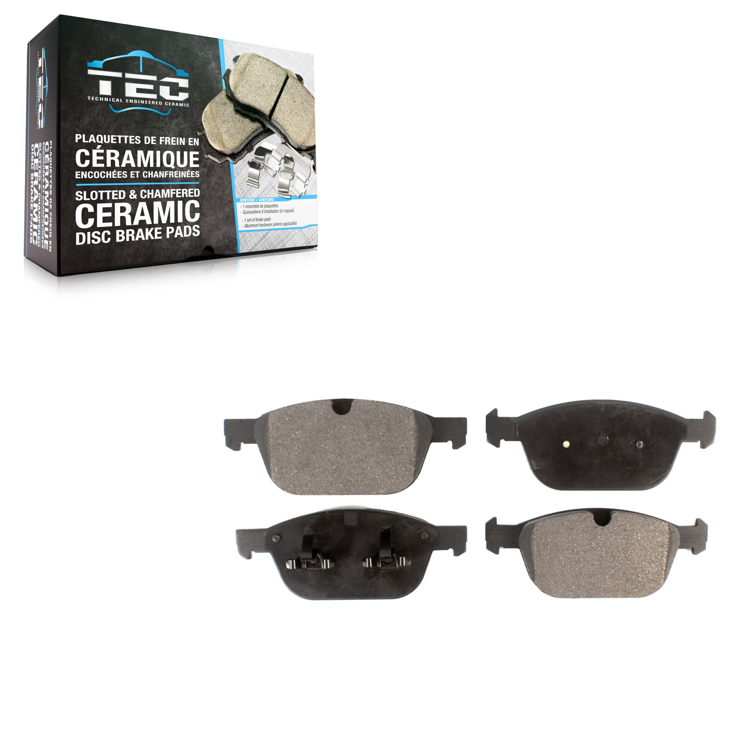TEC - TEC-1412 - Front Disc Brake Pad image 1