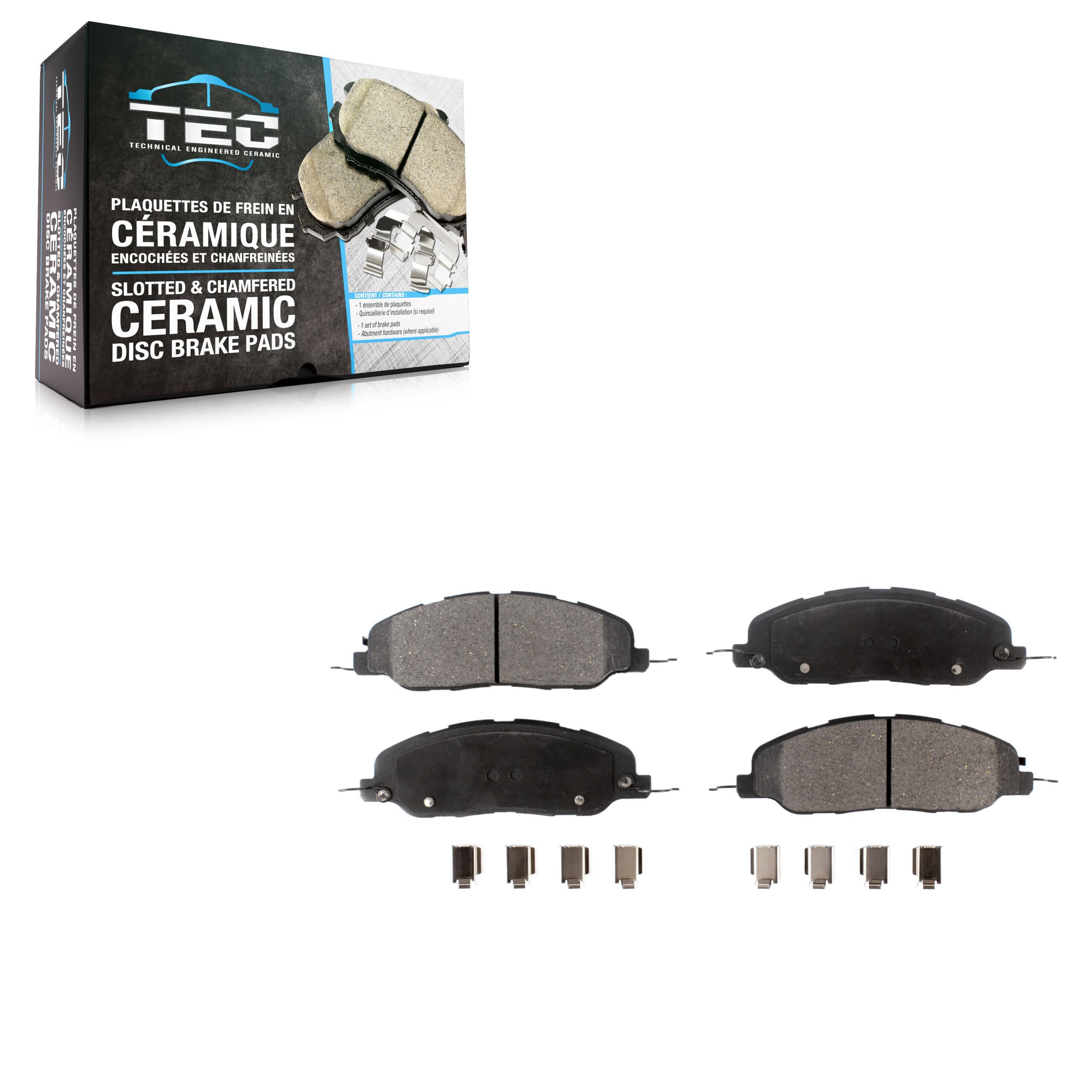 TEC - TEC-1463 - Front Disc Brake Pad image 1