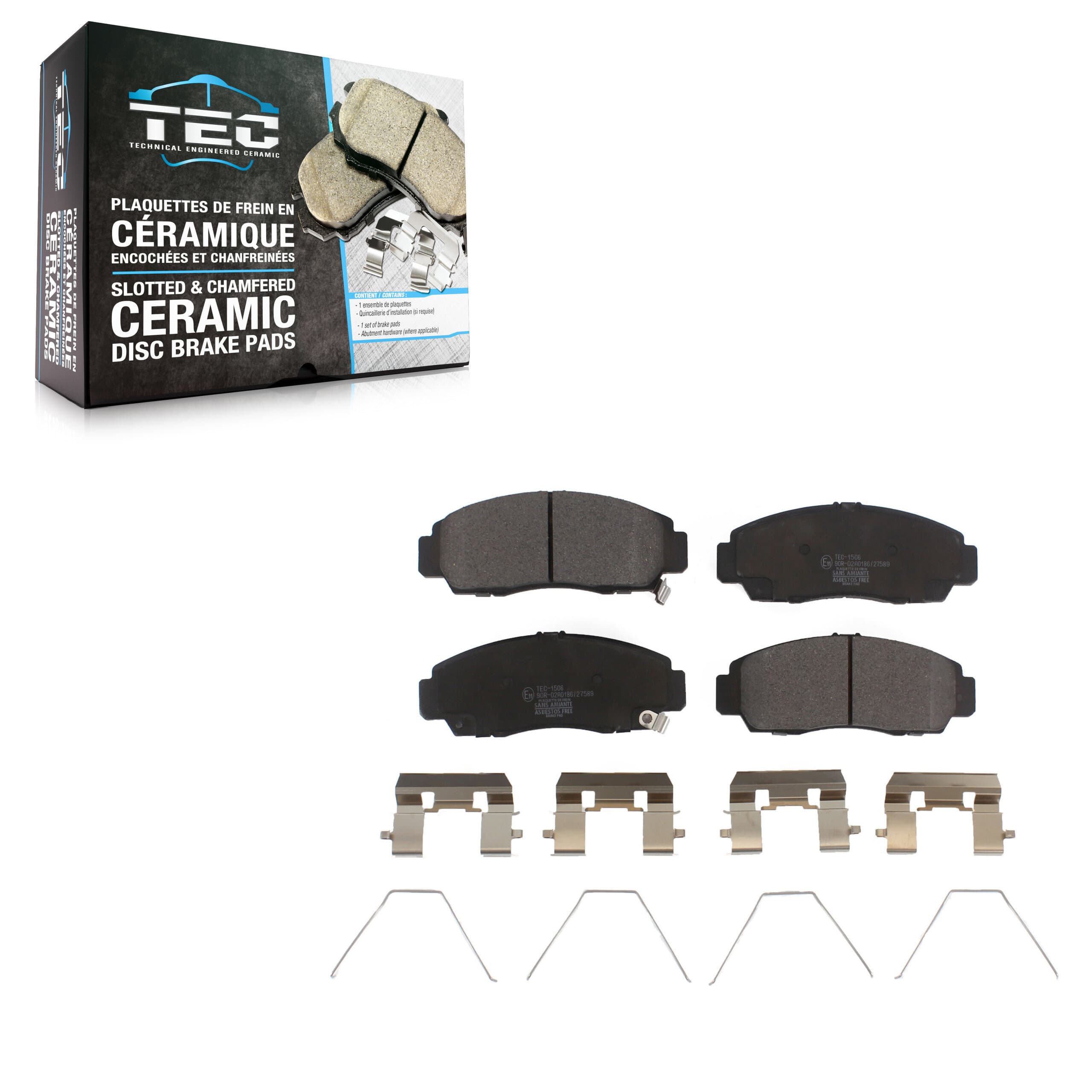 TEC - TEC-1506 - Front Disc Brake Pad image 1