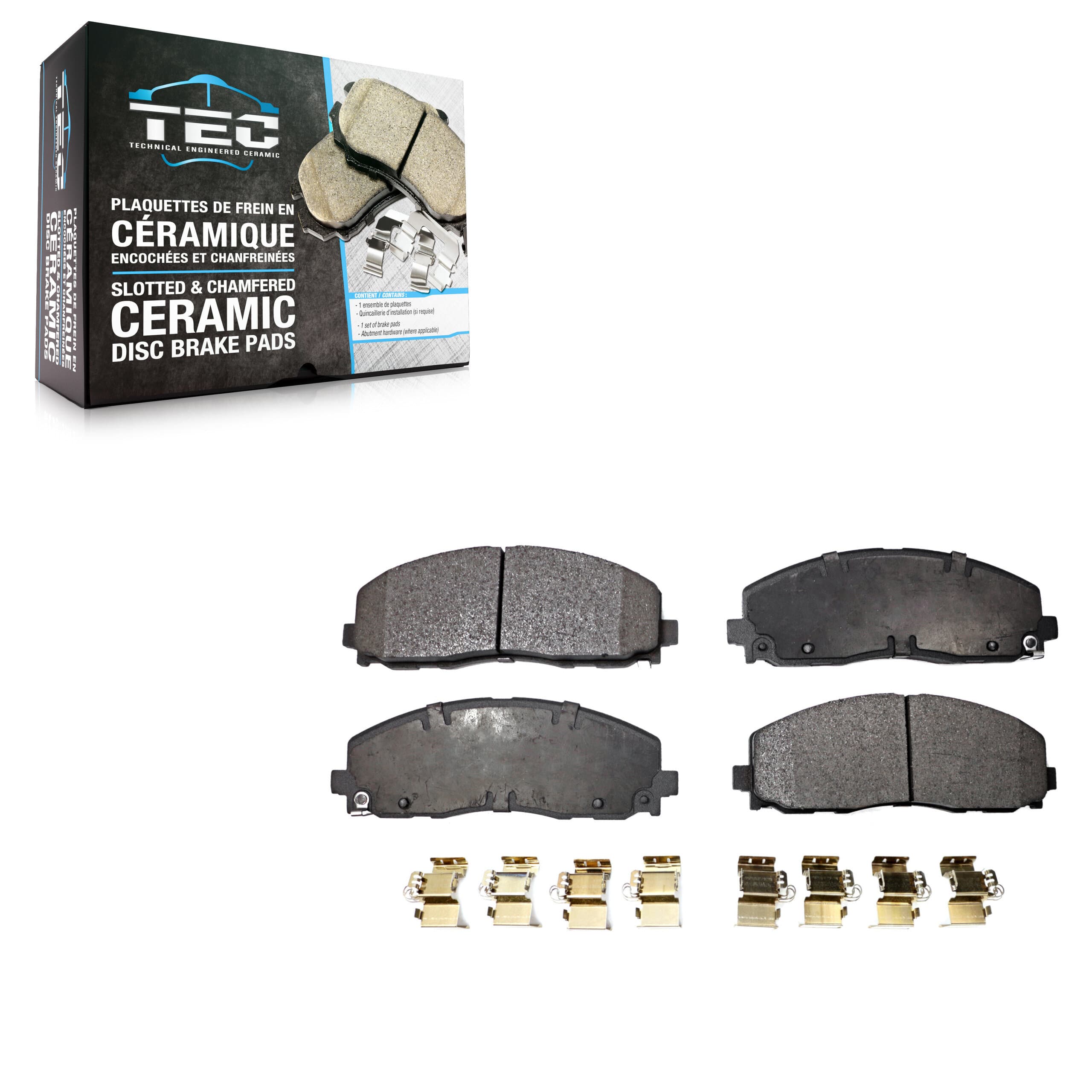 TEC - TEC-1589 - Front Disc Brake Pad image 1
