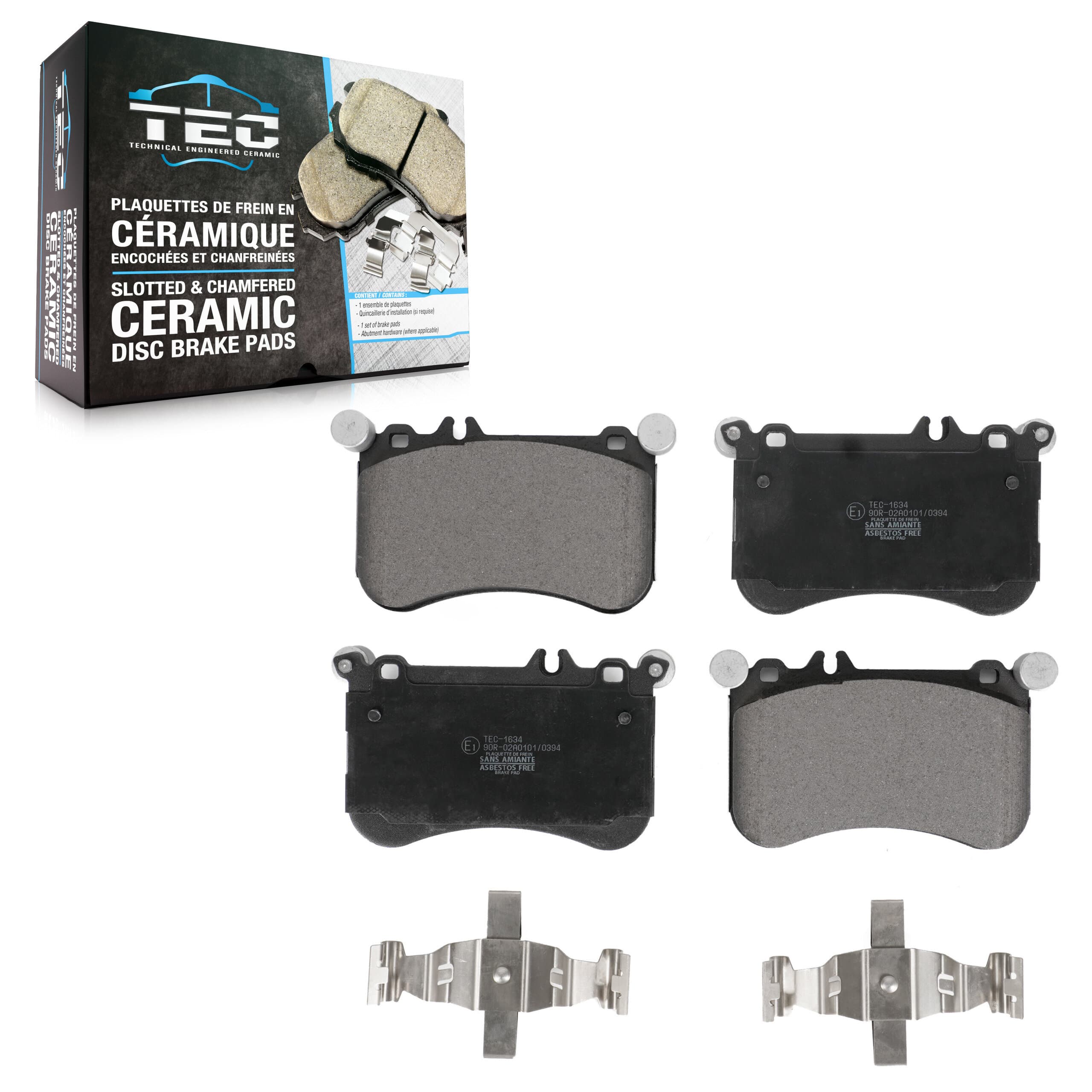 TEC - TEC-1634 - Front Disc Brake Pad image 1