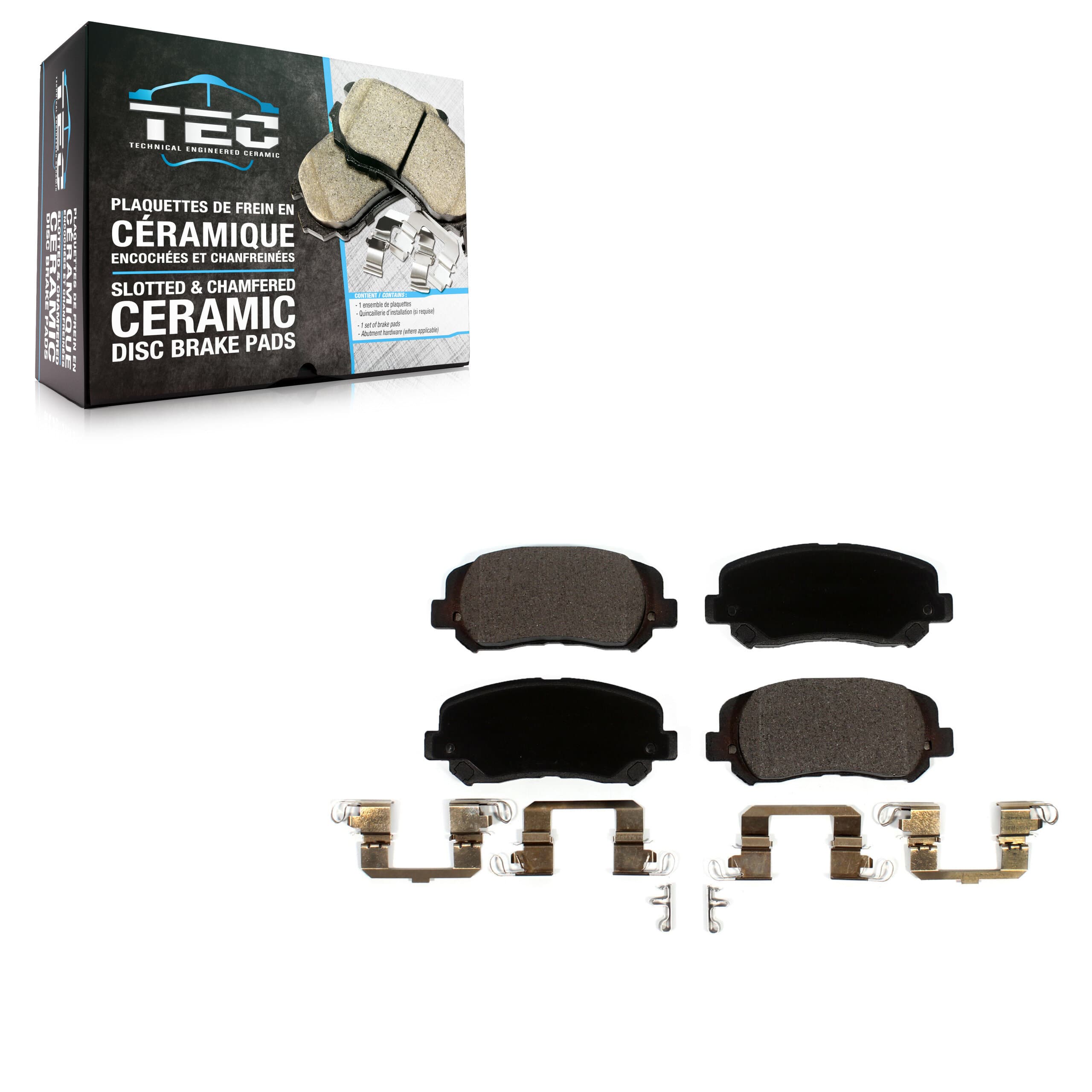 TEC - TEC-1640A - Front Disc Brake Pad image 1