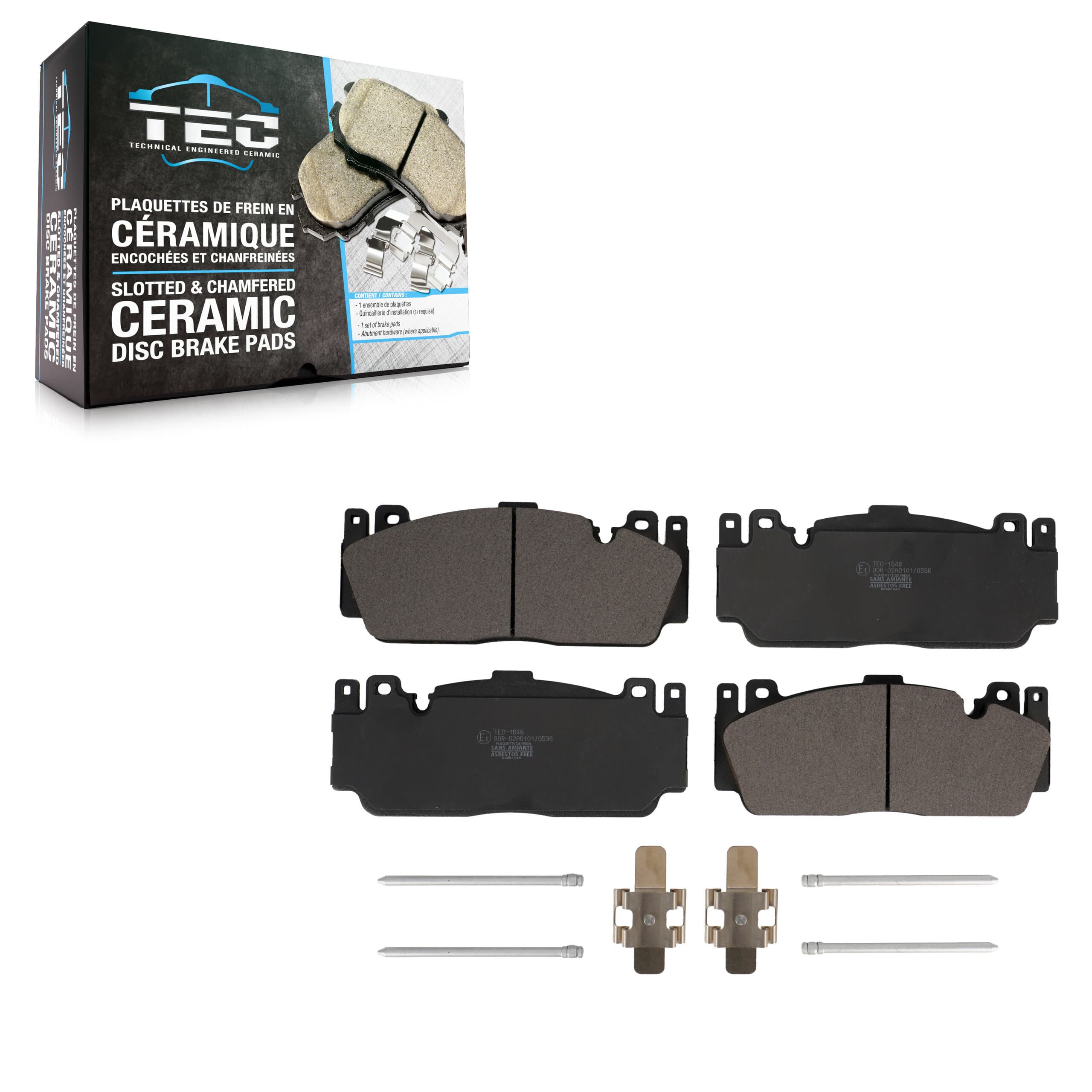 TEC - TEC-1648 - Front Disc Brake Pad image 1