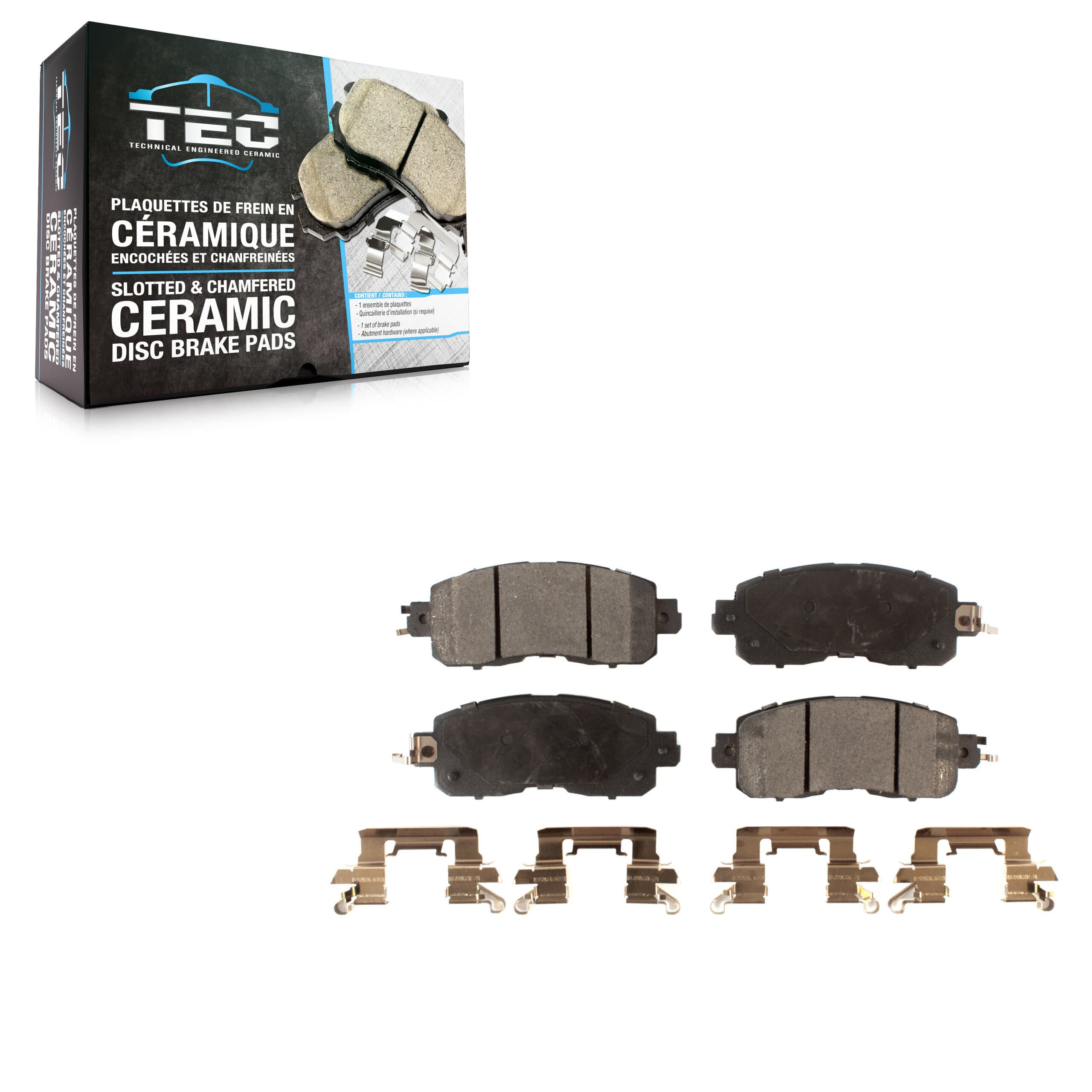 TEC - TEC-1650 - Front Disc Brake Pad image 1