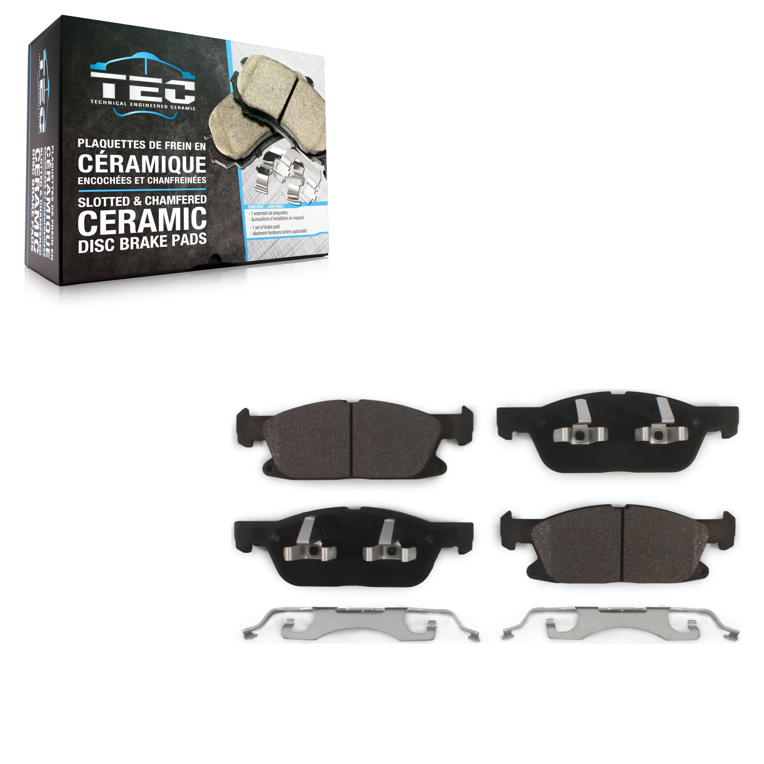 TEC - TEC-1818 - Front Disc Brake Pad image 1