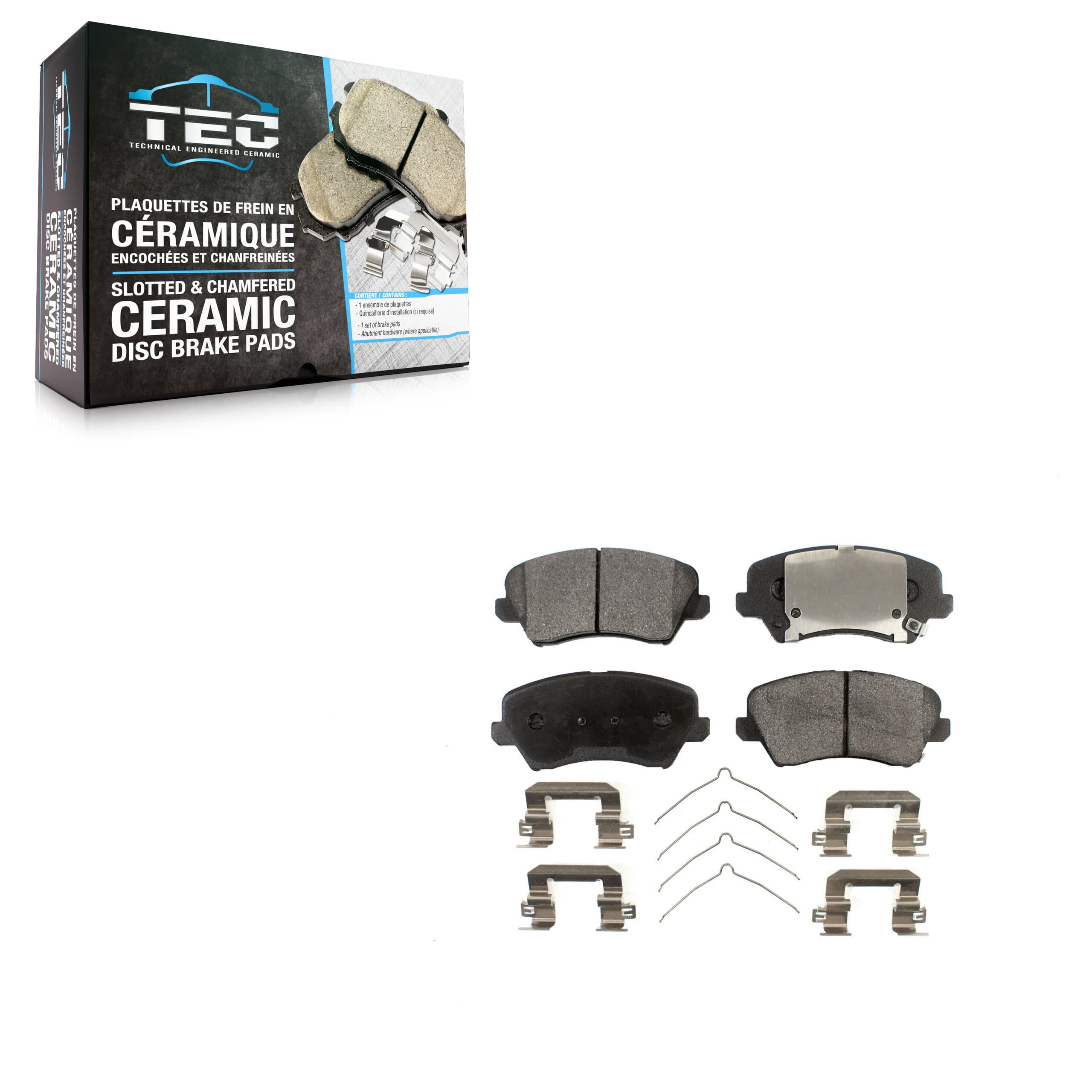 TEC - TEC-1828 - Front Disc Brake Pad image 1