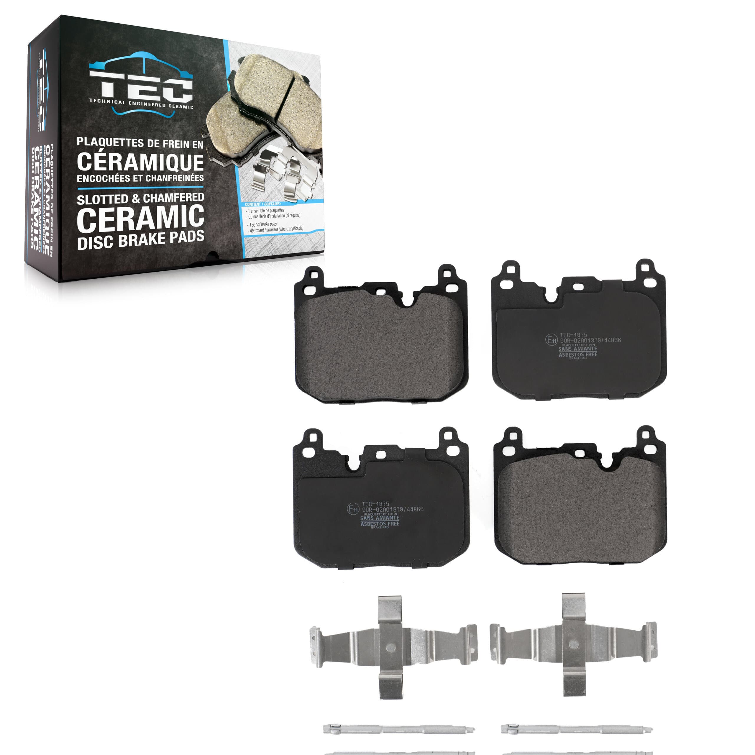 TEC - TEC-1875 - Front Disc Brake Pad image 1