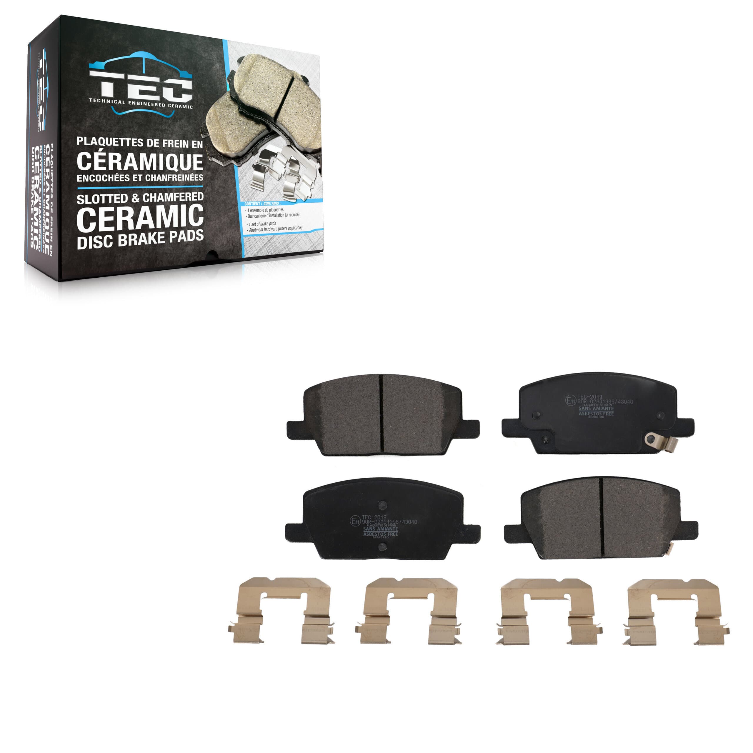 TEC - TEC-2019 - Front Disc Brake Pad image 1