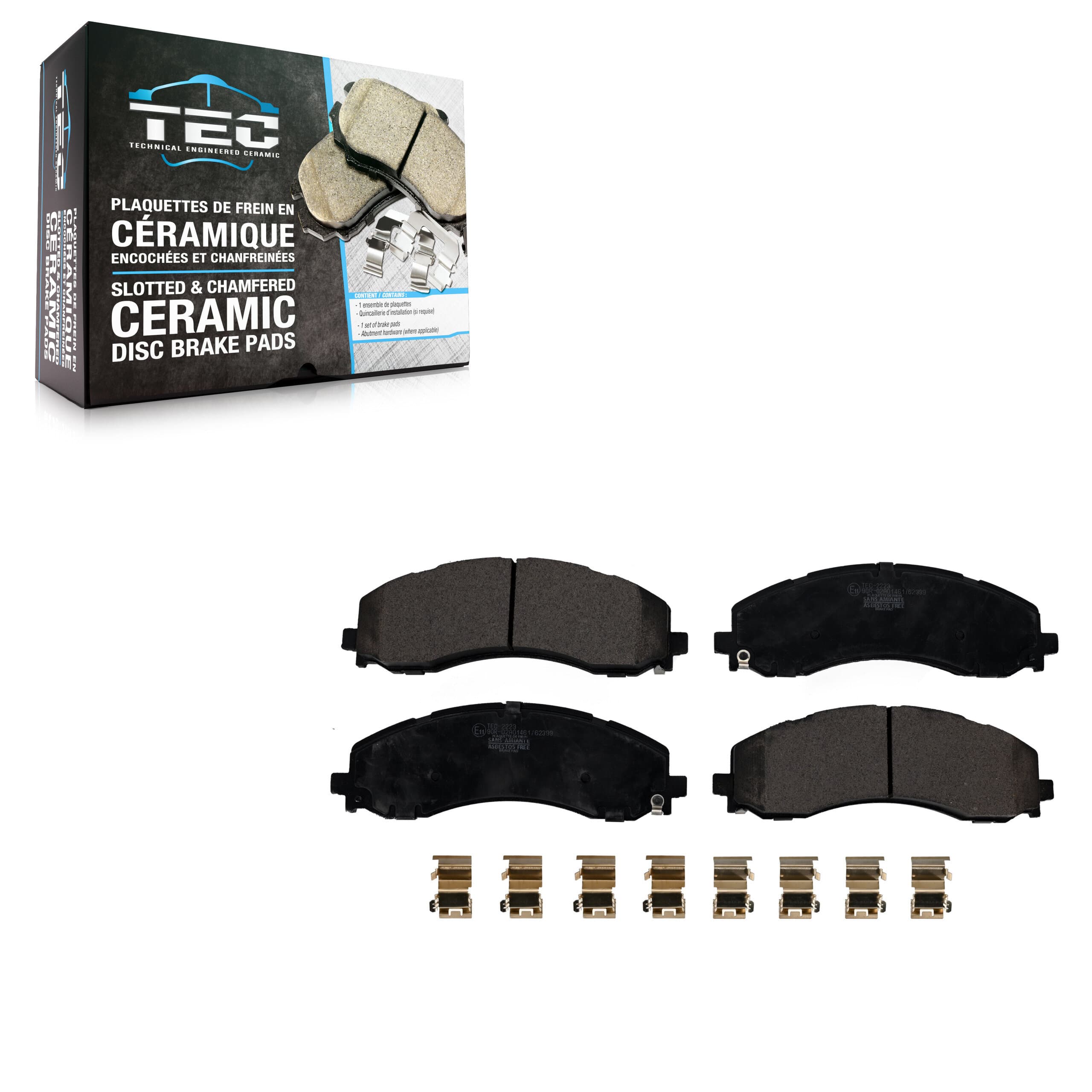 TEC - TEC-2223 - Front Disc Brake Pad image 1