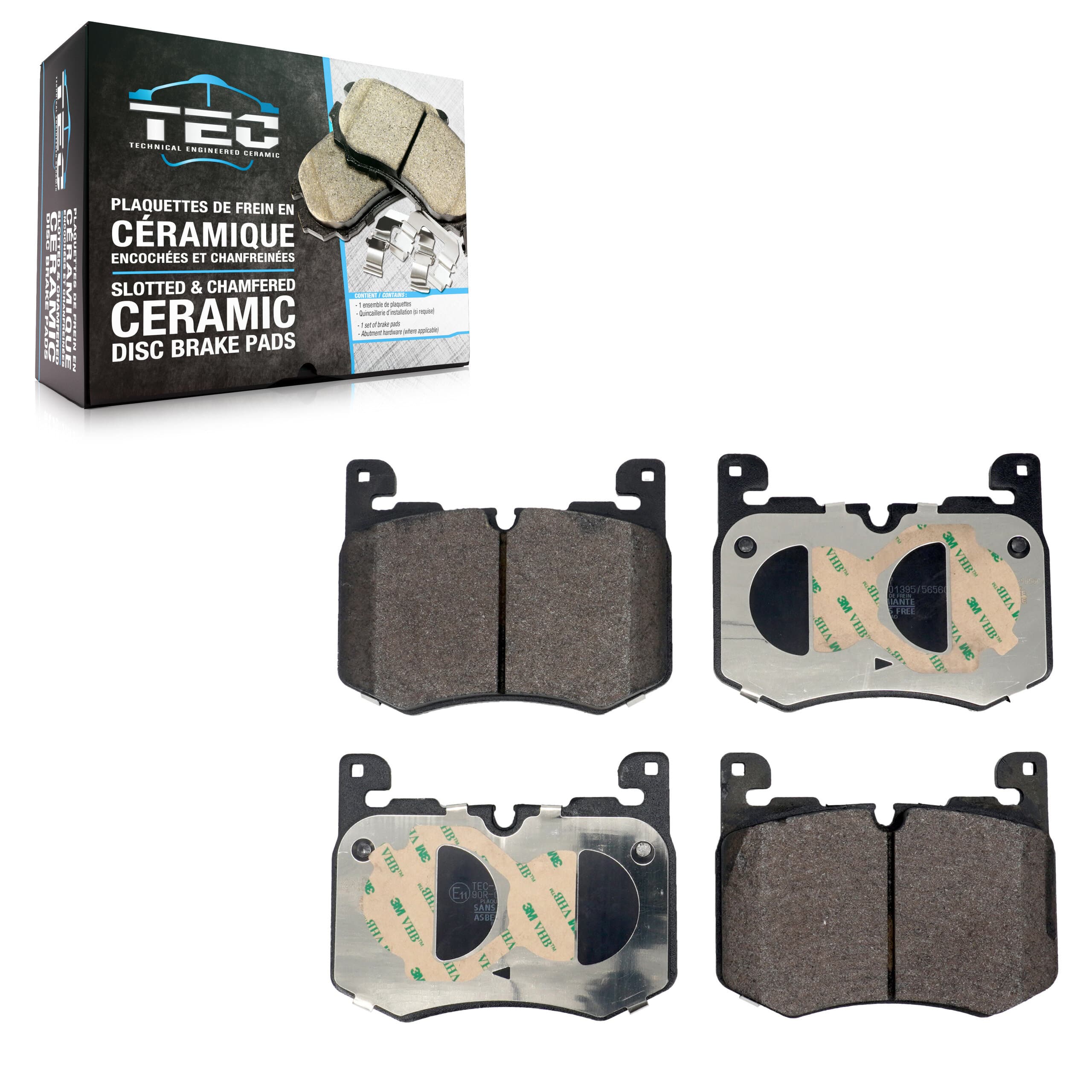 TEC - TEC-2257 - Front Disc Brake Pad image 1