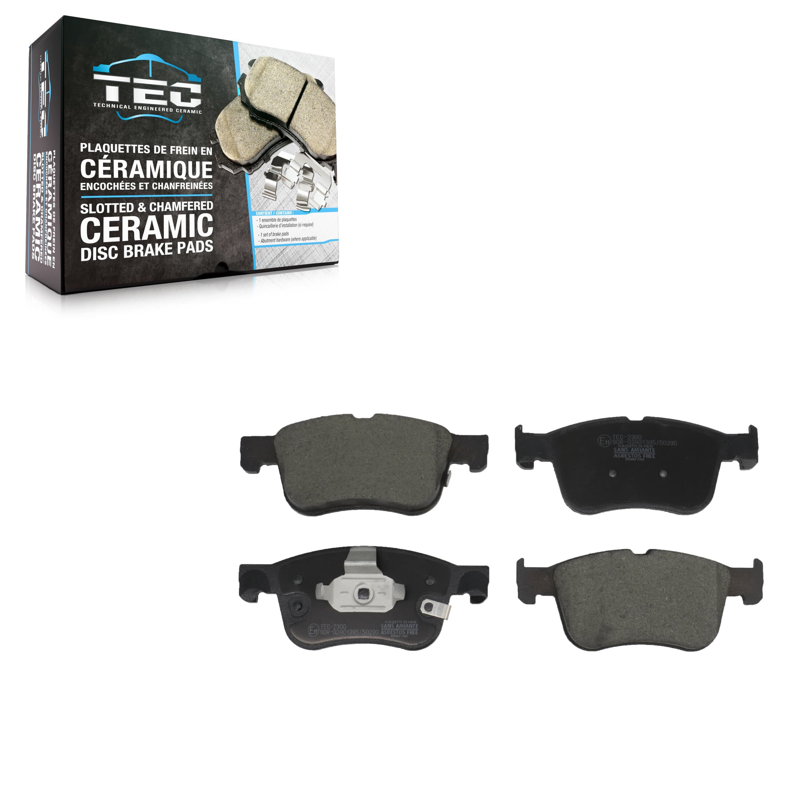 TEC - TEC-2300 - Front Disc Brake Pad image 1