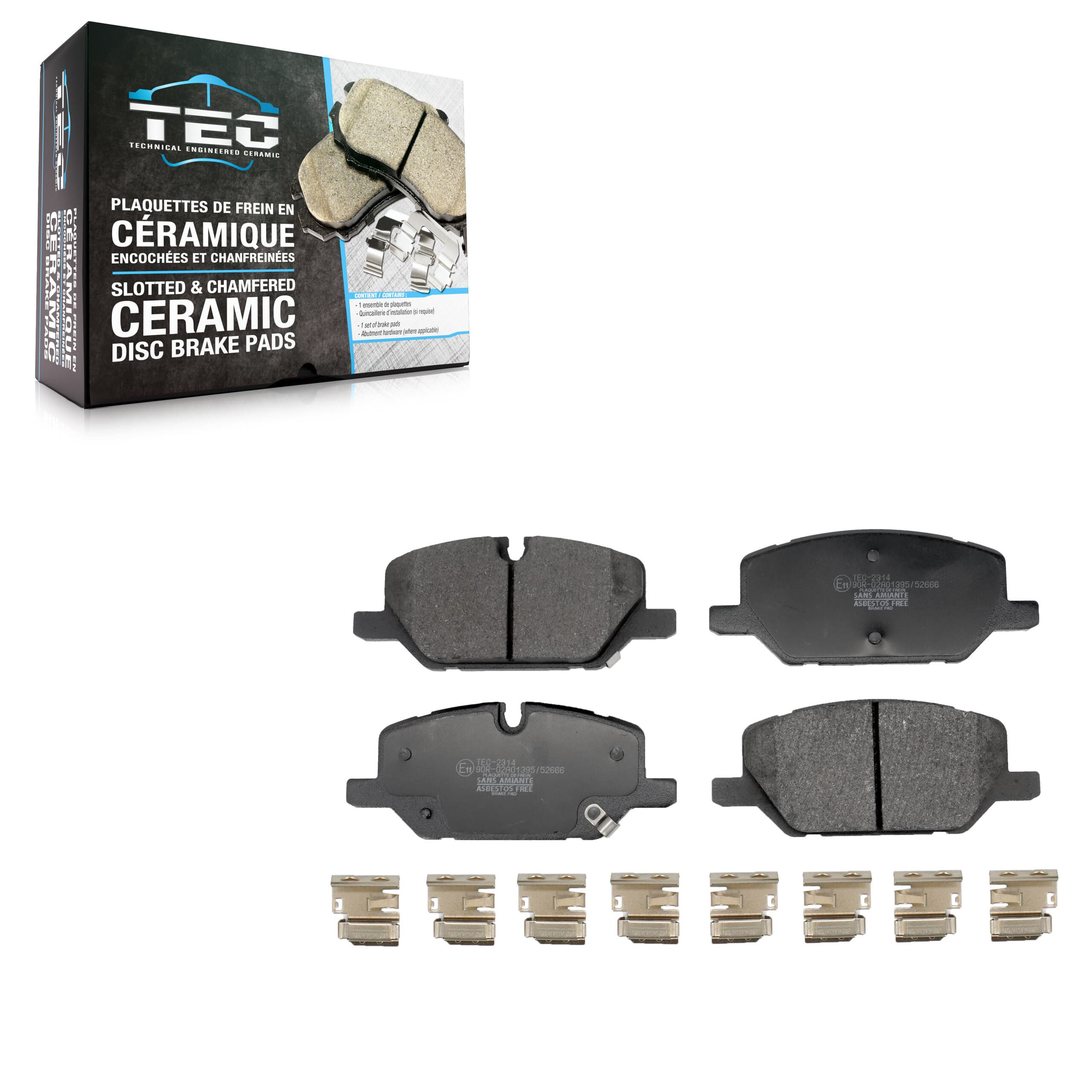 TEC - TEC-2314 - Front Disc Brake Pad image 1