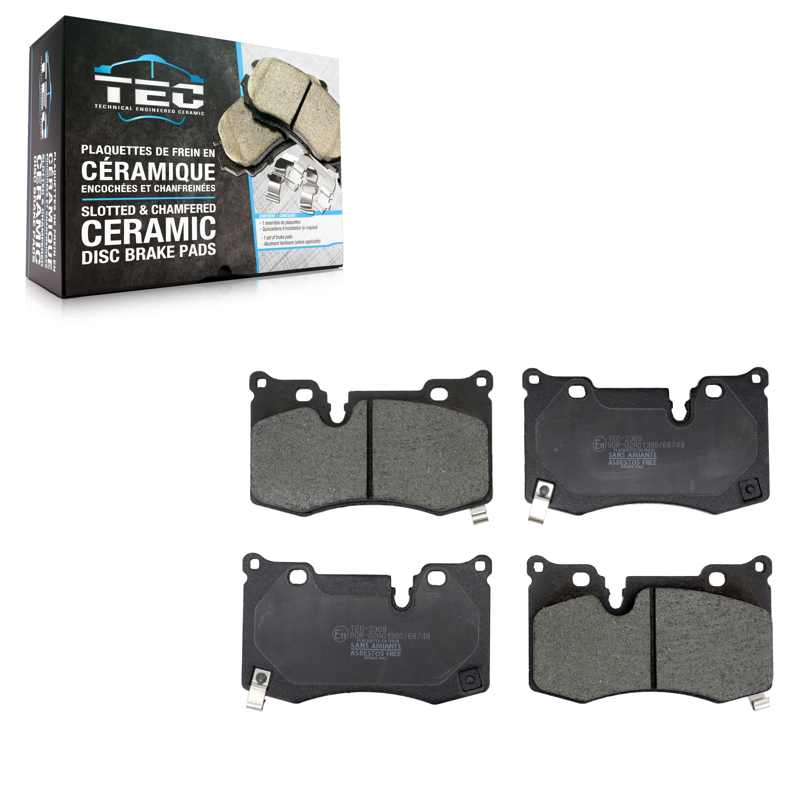 TEC - TEC-2369 - Rear Disc Brake Pad image 1