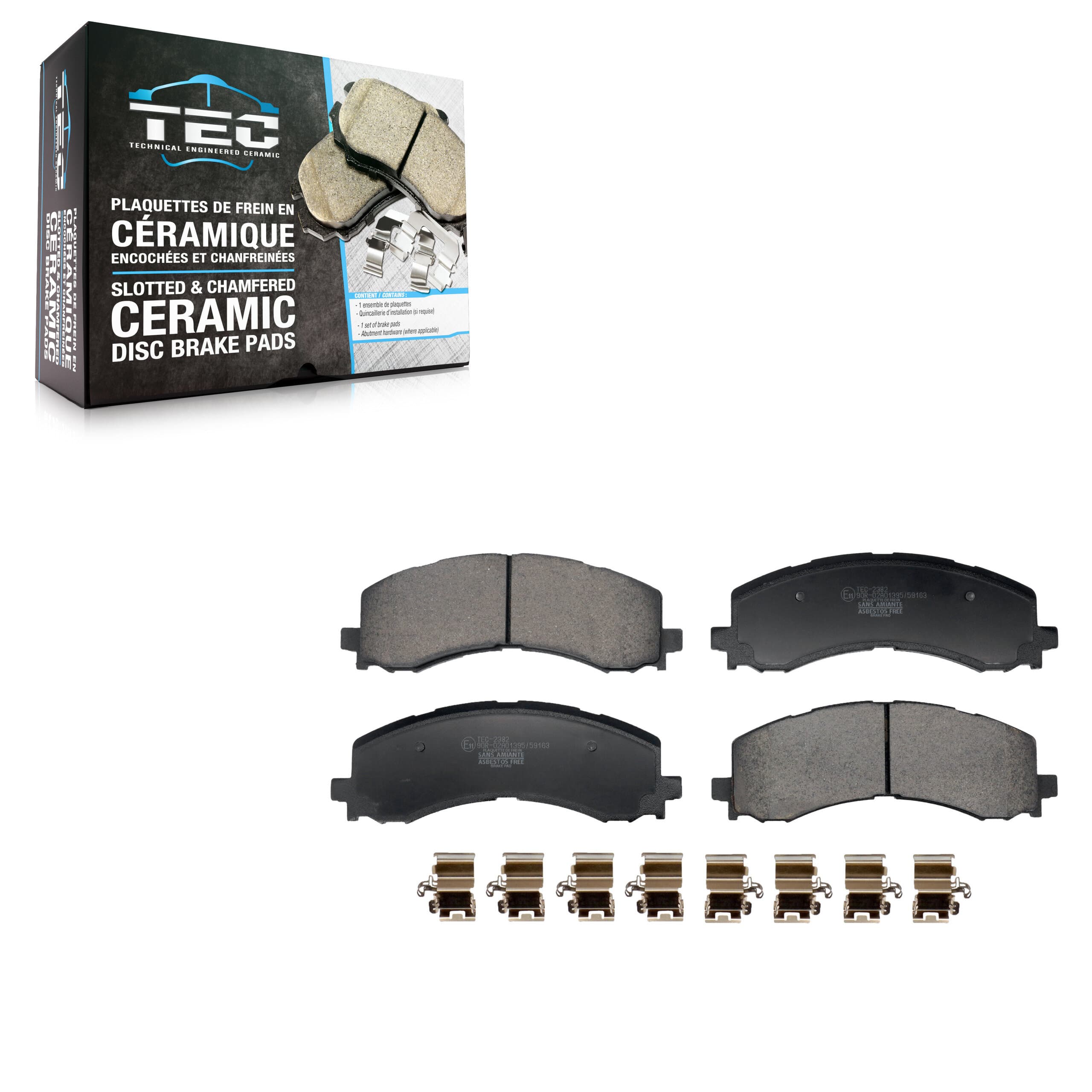 TEC - TEC-2382 - Front Disc Brake Pad image 1
