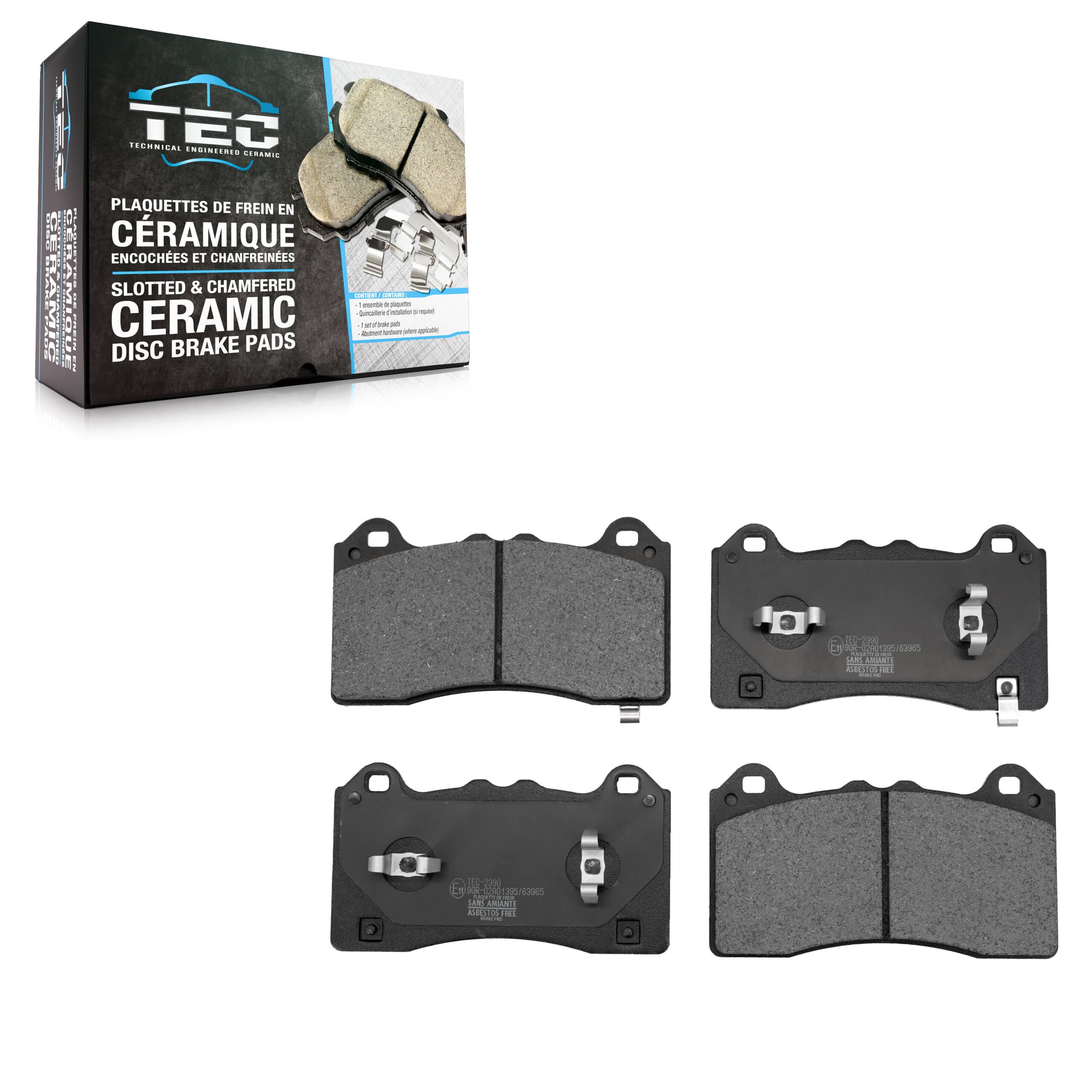TEC - TEC-2390 - Front Disc Brake Pad image 1