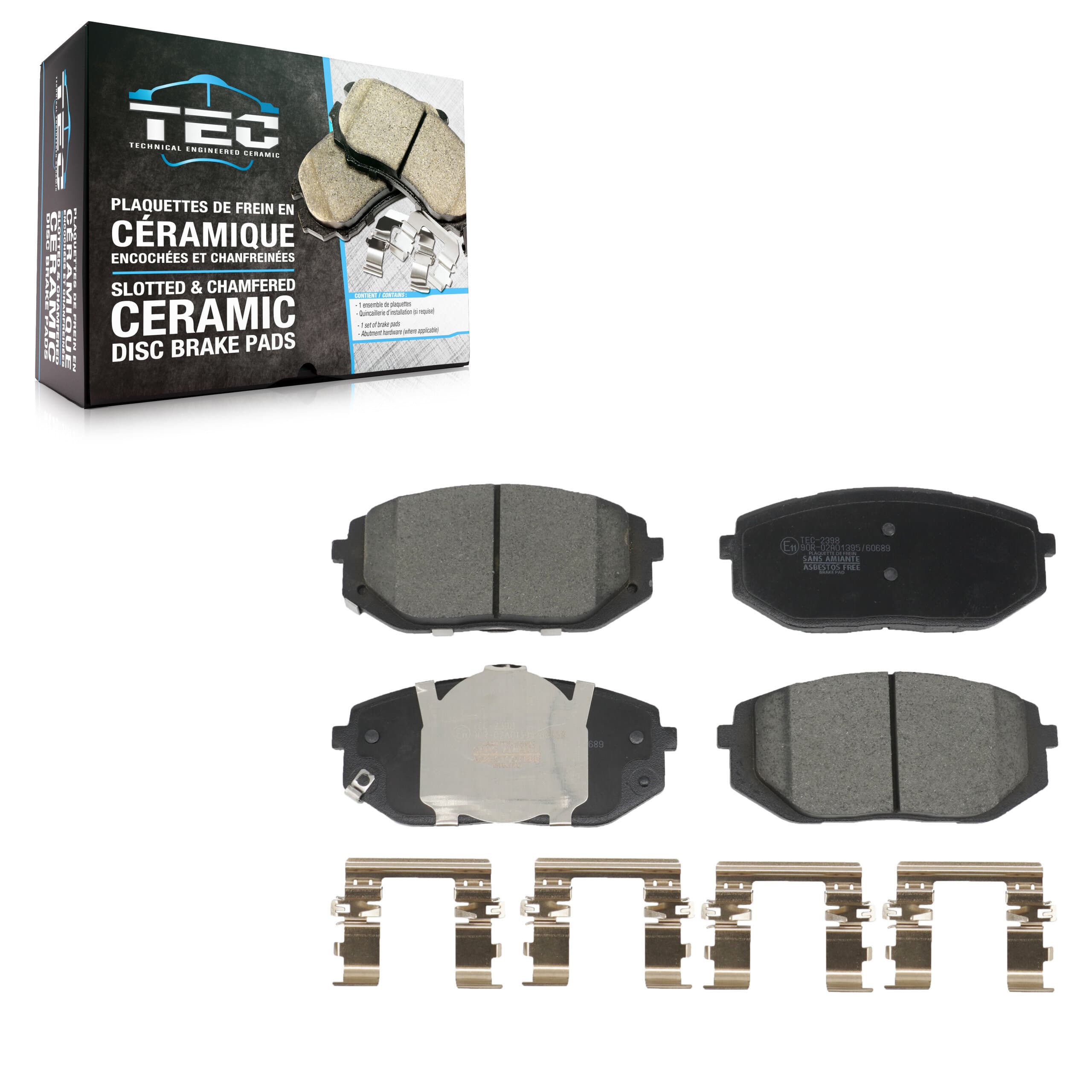 TEC - TEC-2398 - Front Disc Brake Pad image 1