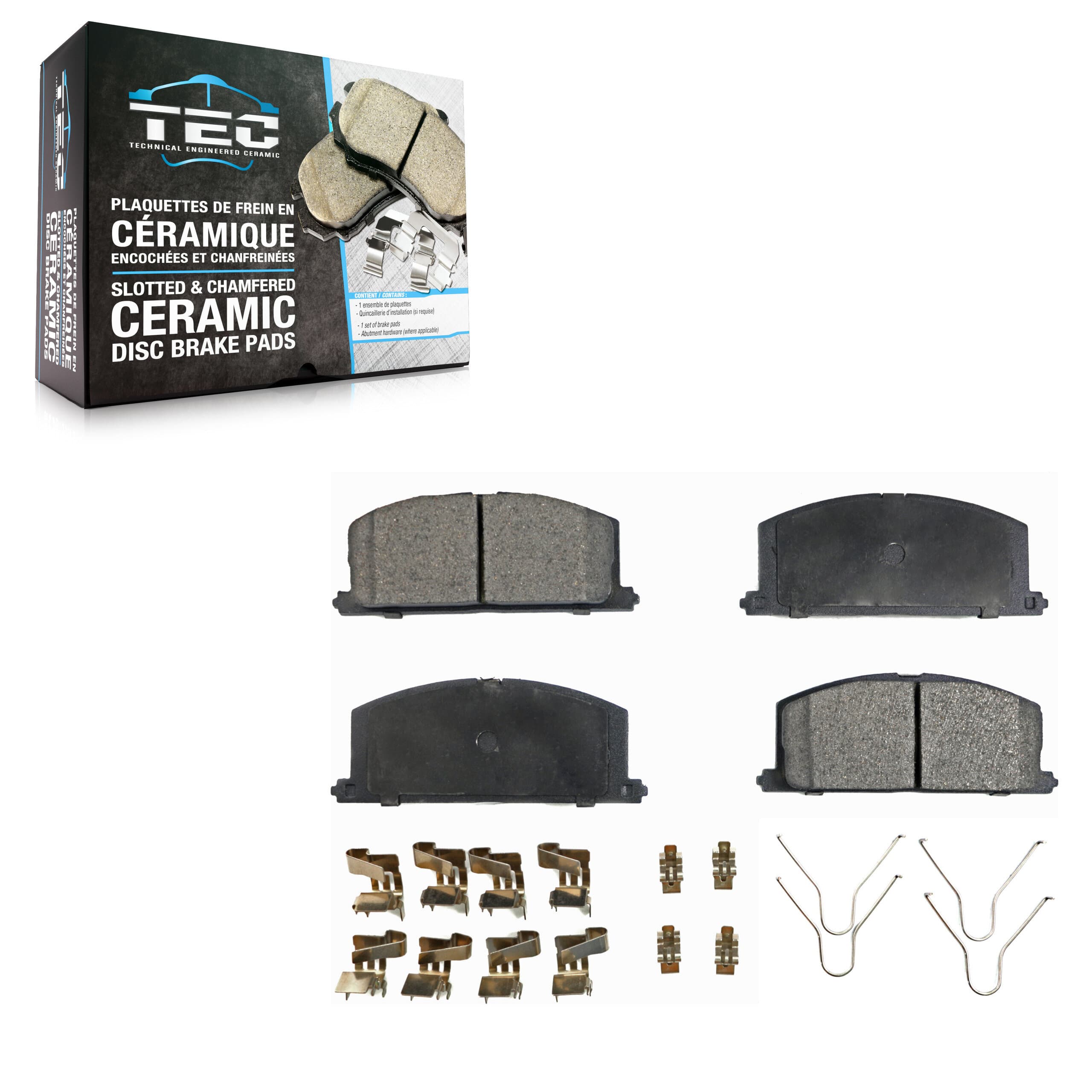 TEC - TEC-242 - Front Disc Brake Pad image 1