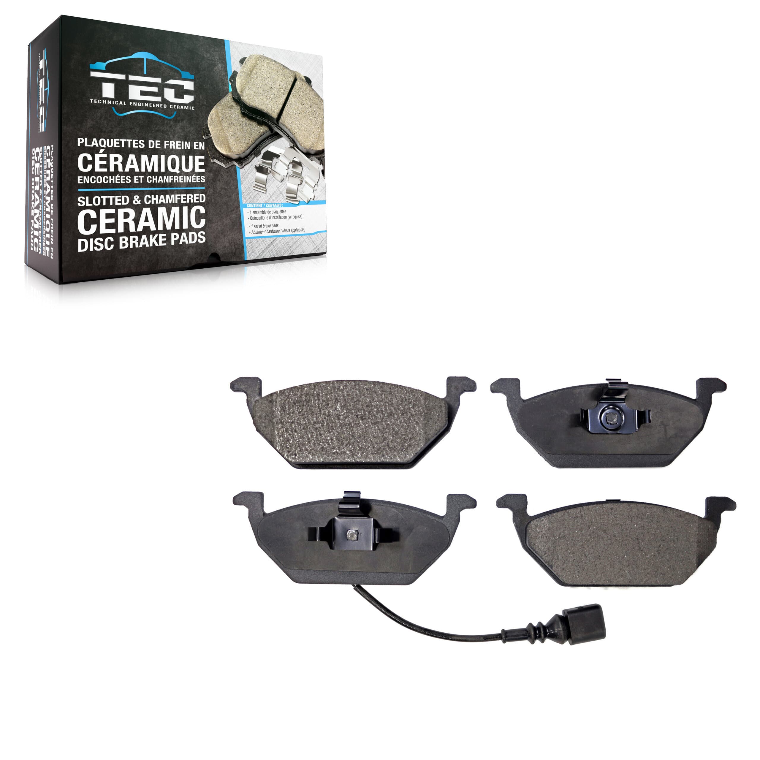 TEC - TEC-768A - Front Disc Brake Pad image 1