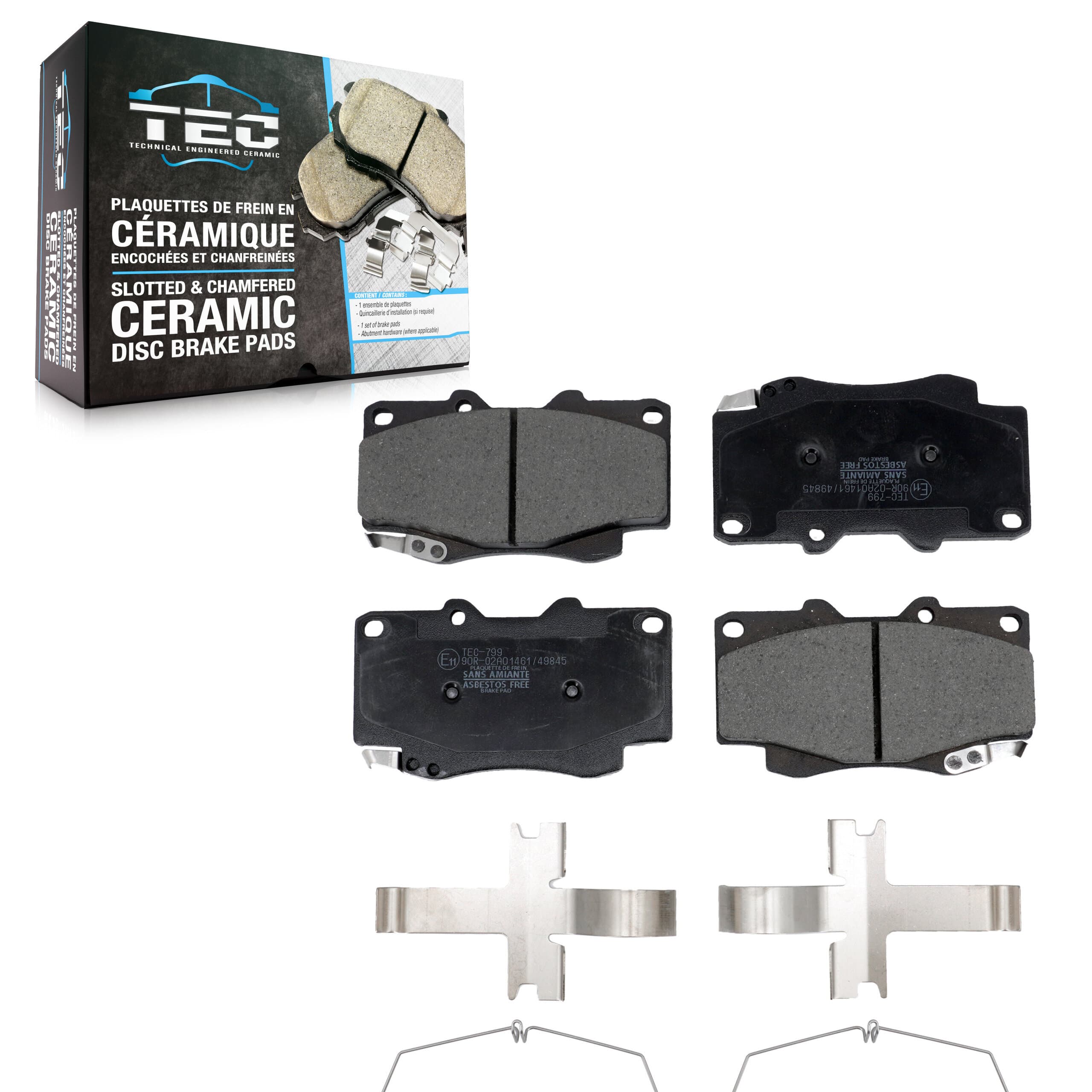 TEC - TEC-799 - Front Disc Brake Pad image 1