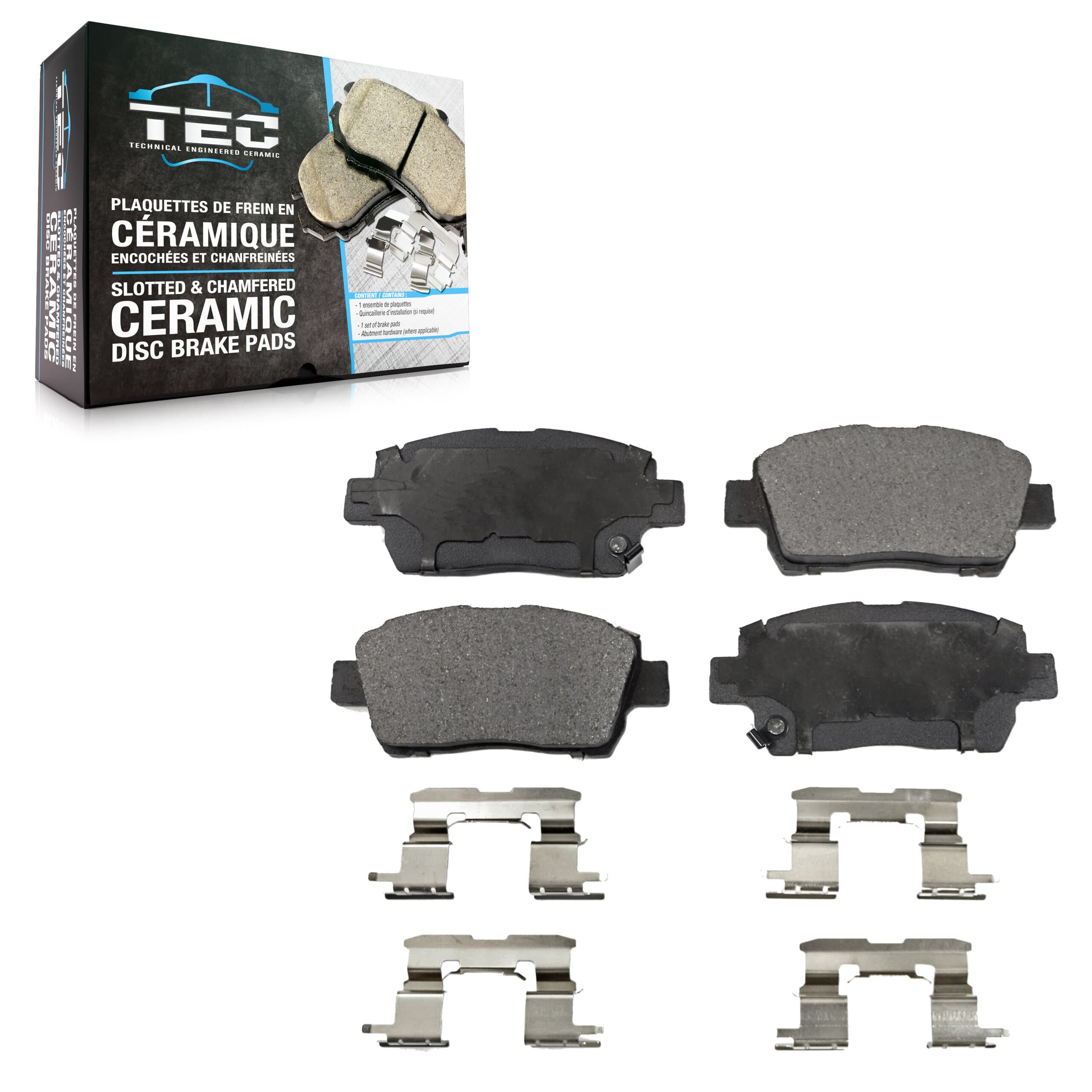 TEC - TEC-822 - Front Disc Brake Pad image 1