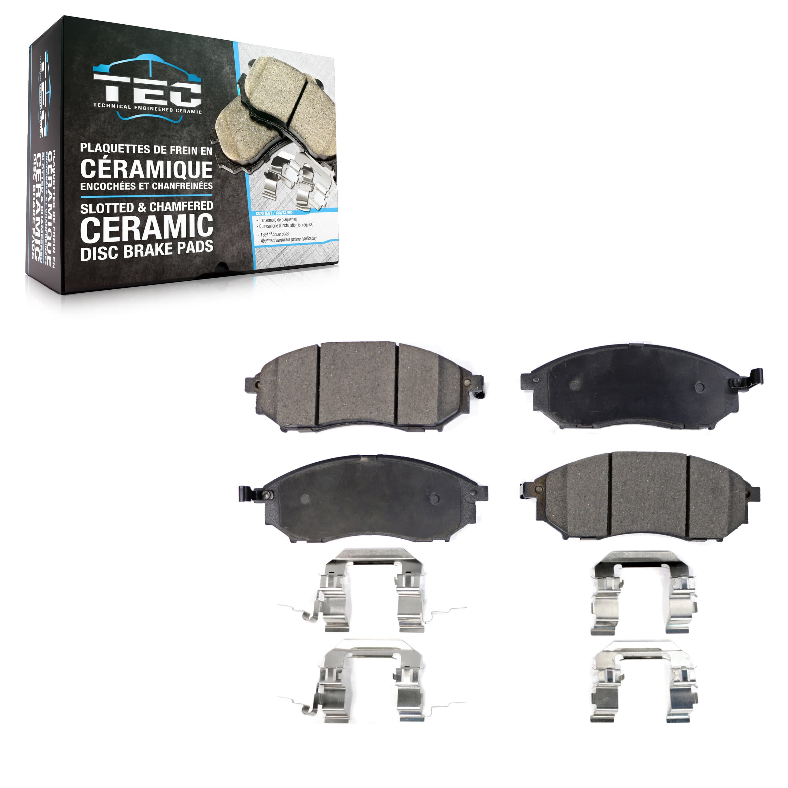 TEC - TEC-888 - Front Disc Brake Pad image 1