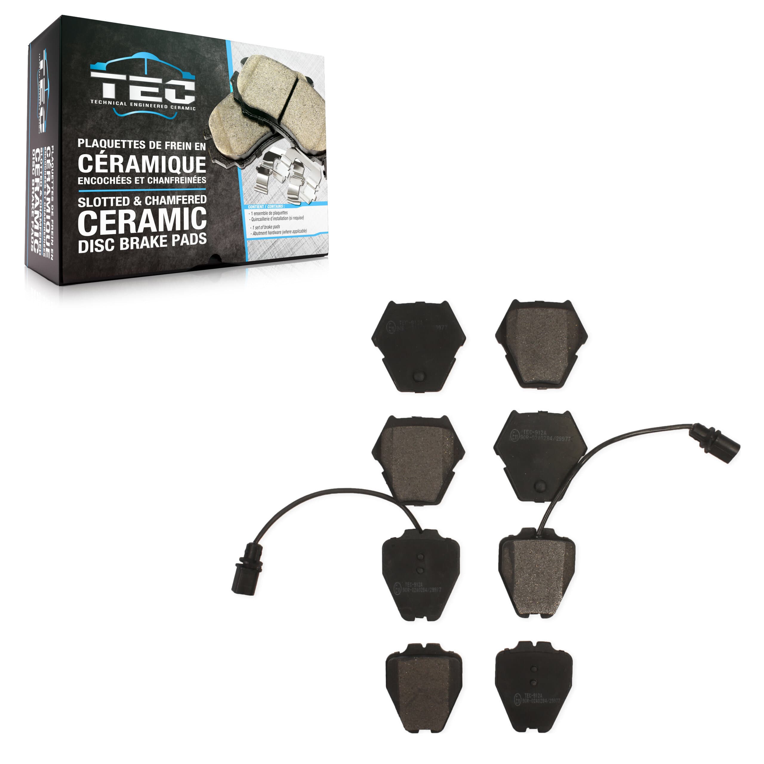 TEC - TEC-912A - Front Disc Brake Pad image 1