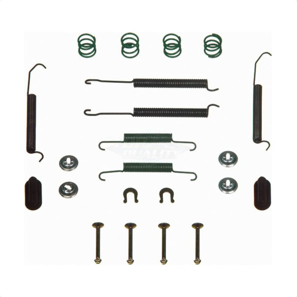 Top Quality - 13-H17378 - Rear Drum Brake Hardware Kit