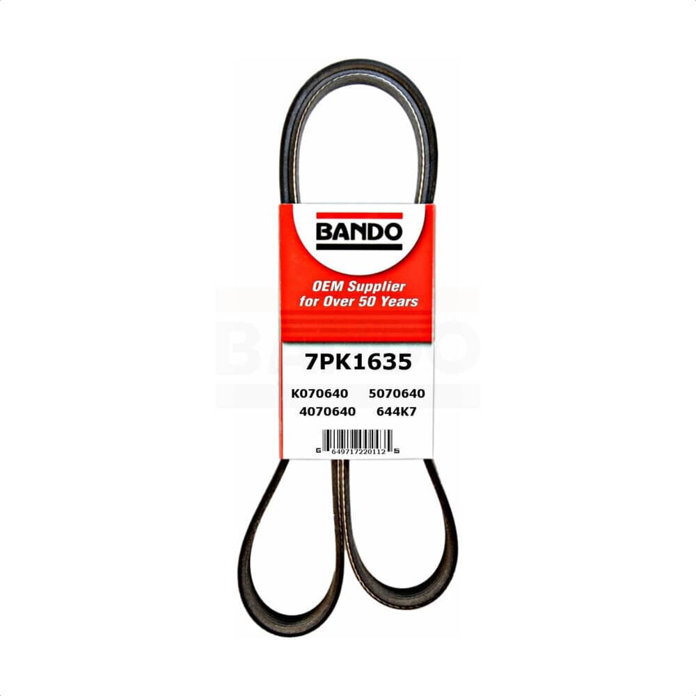 Bando - BAN-7PK1635 - Water Pump, Alternator and Power Steering Accessory Drive Belt