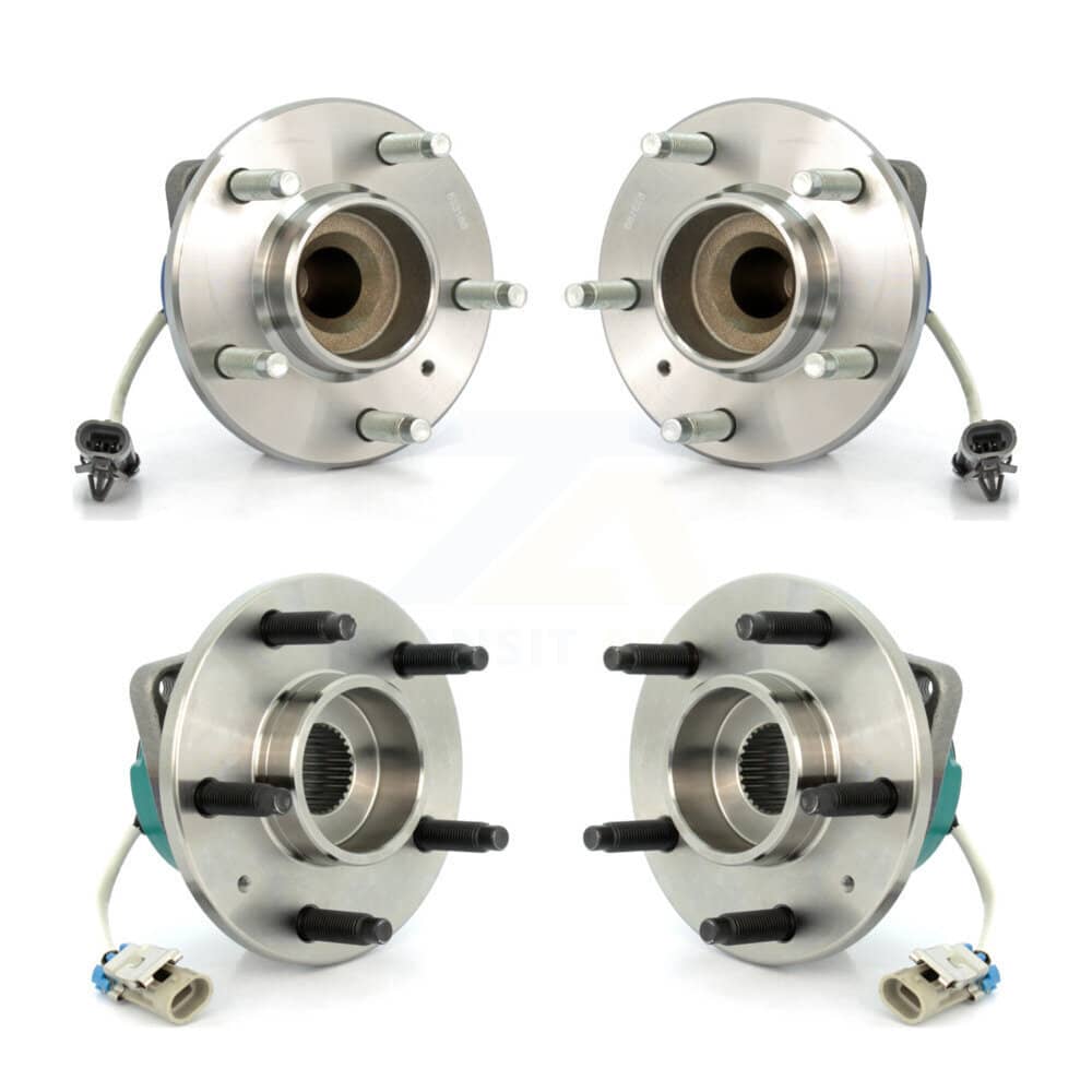 Kugel - K70-101193 - Front and Rear Wheel Bearing and Hub Assembly Kits