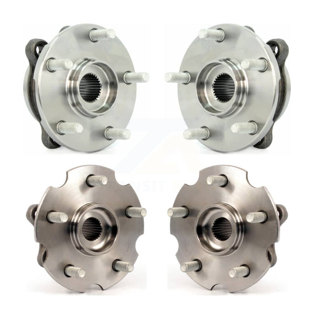 Kugel - K70-101247 - Front and Rear Wheel Bearing and Hub Assembly Kits